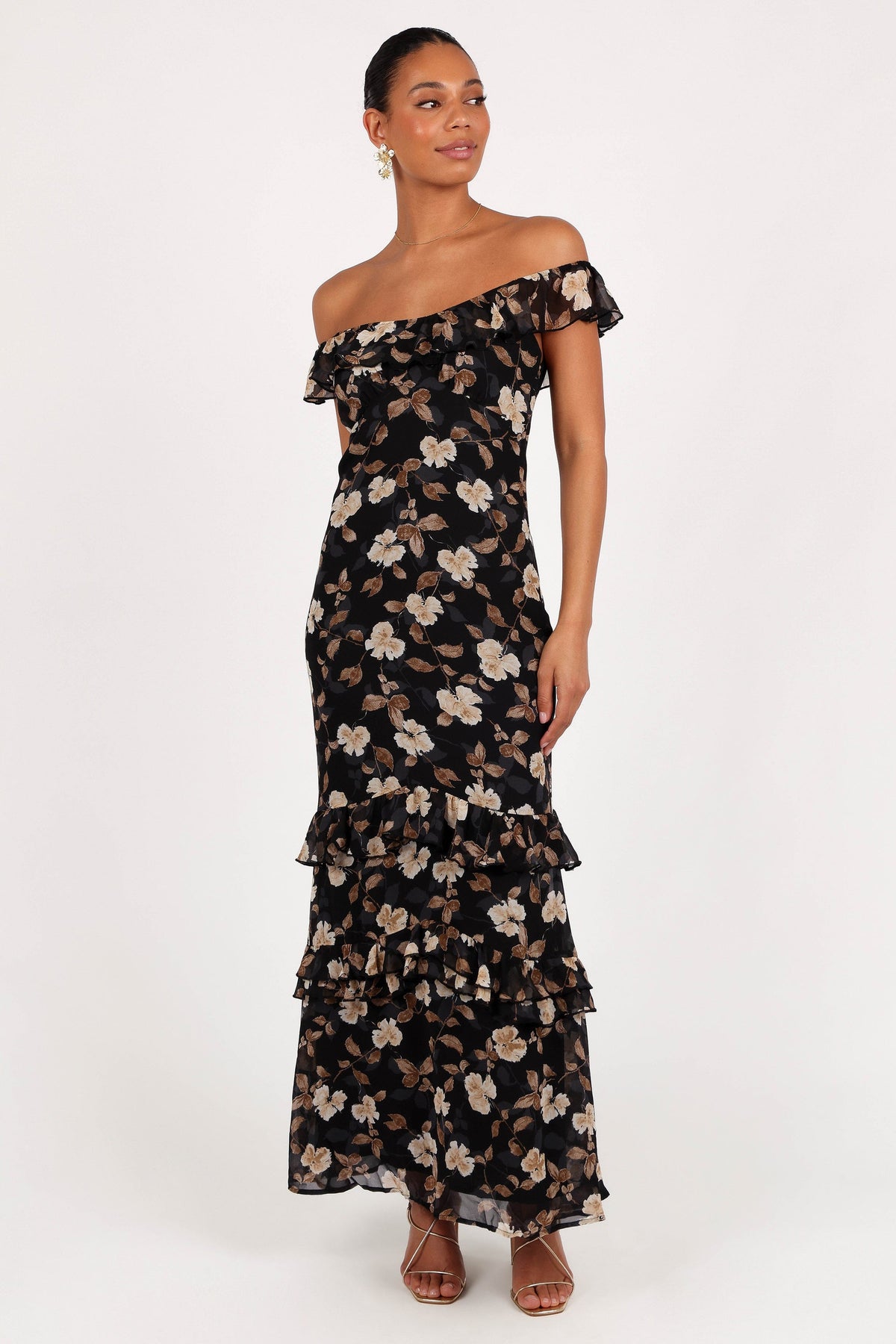 Irelynn Maxi Dress in Black Floral – view 1 of 9