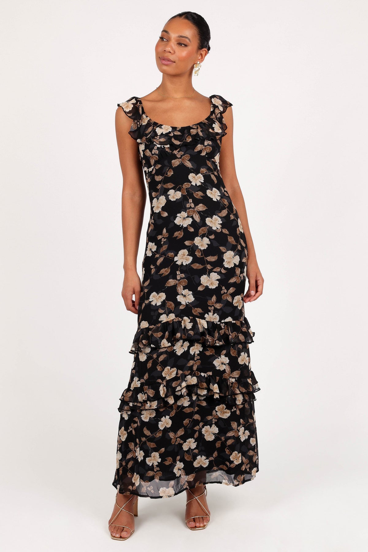 Irelynn Maxi Dress in Black Floral – view 8 of 9
