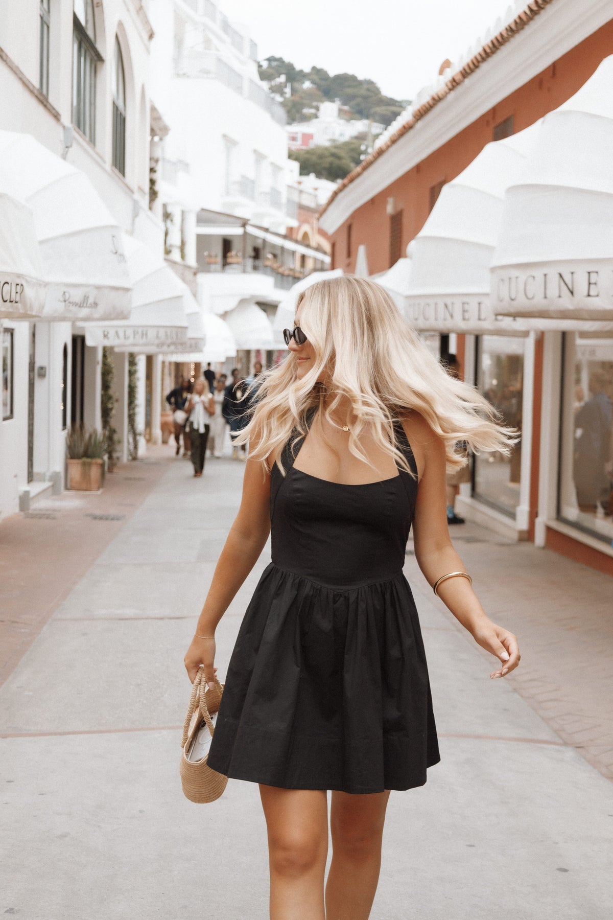 Jacinda Mini Dress in Black – view 1 of 8