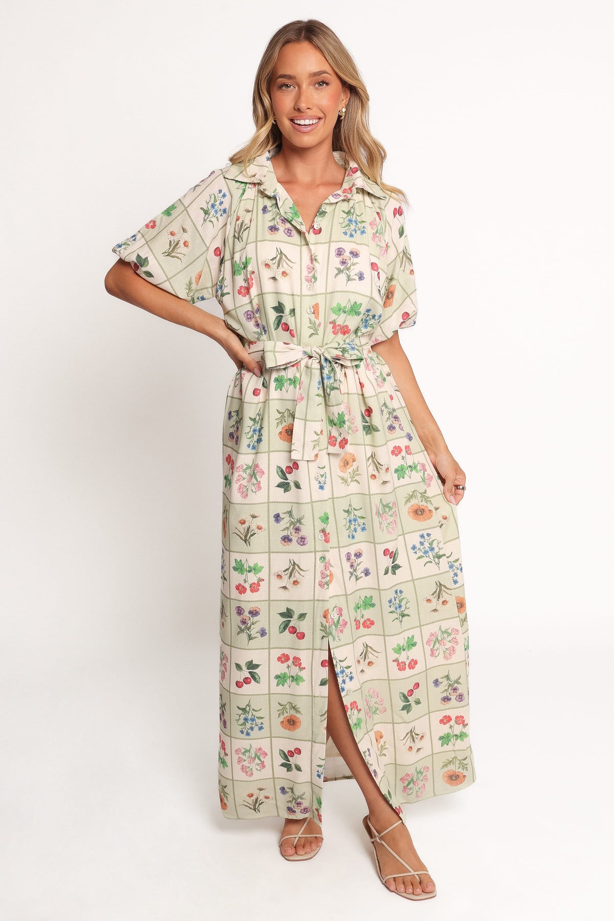 James Button Through Maxi Dress in Flower Market – view 2 of 7