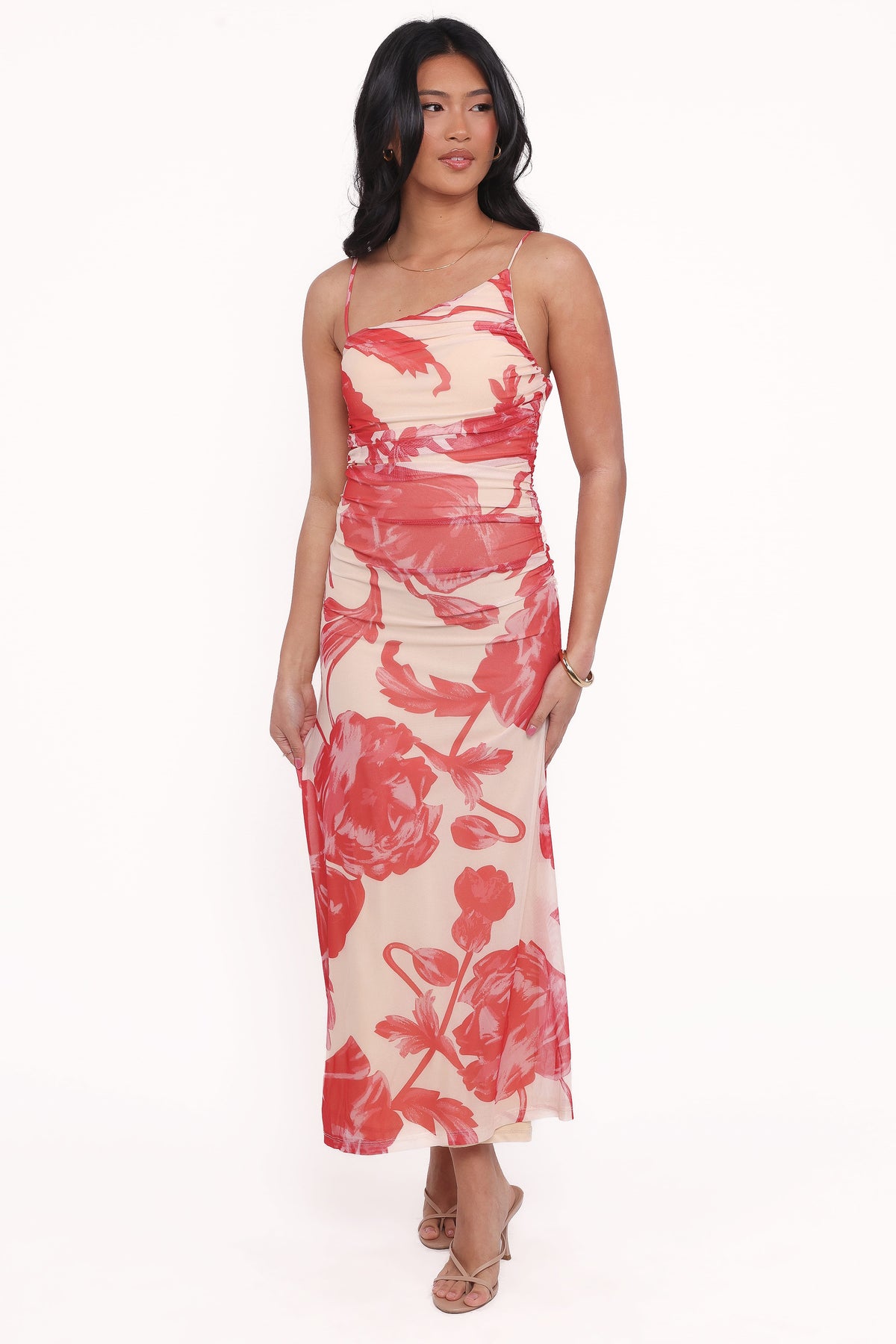 Jasmine Maxi Dress in Red Floral – view 1 of 5