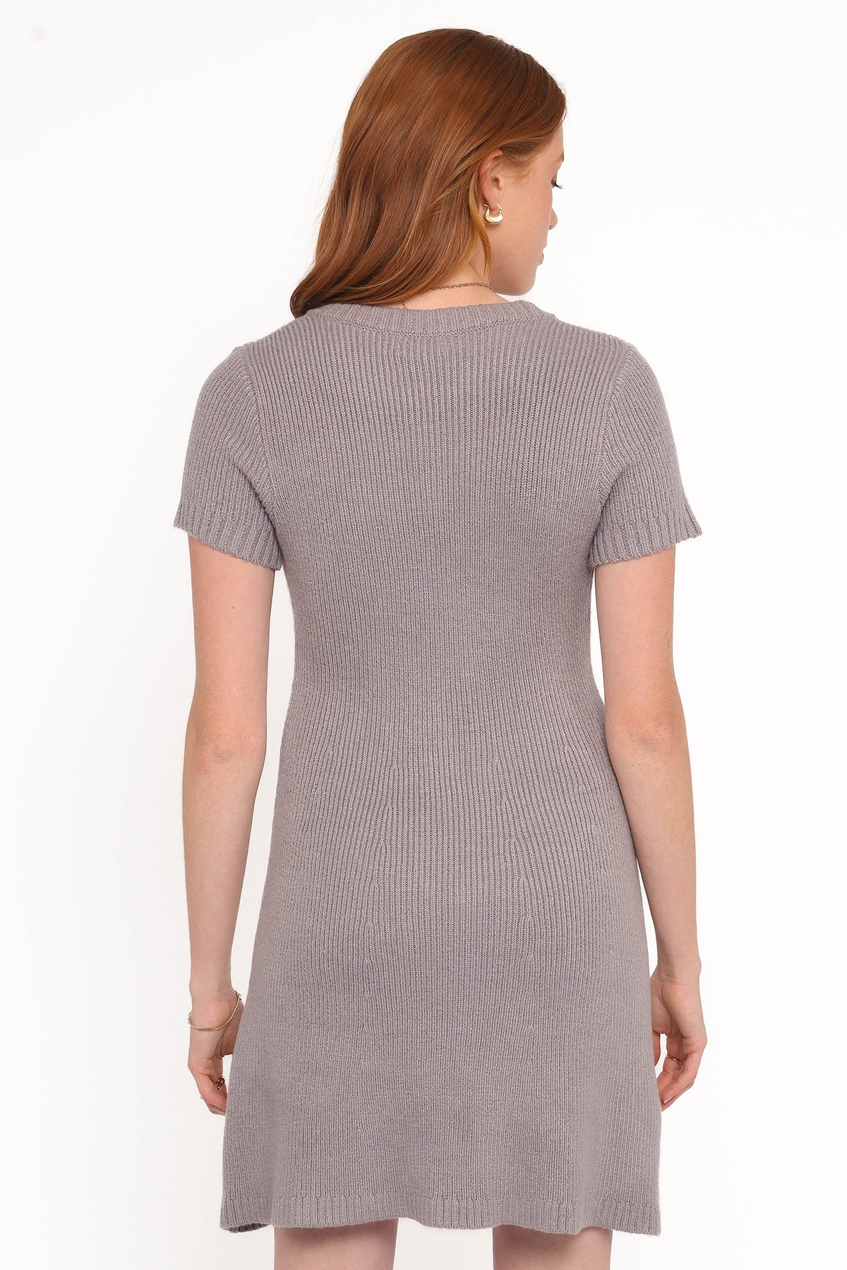 Jaxon Mini Dress in Grey – view 4 of 7
