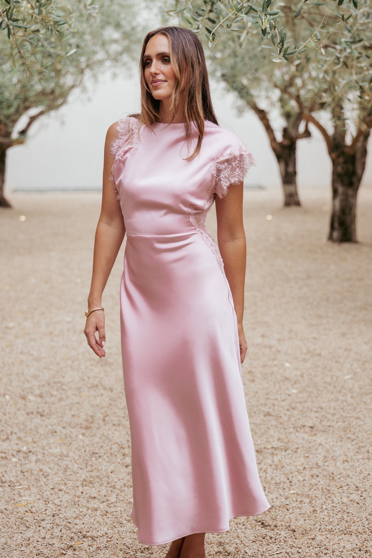 Jenelle Maxi Dress in Pale Pink – view 1 of 7