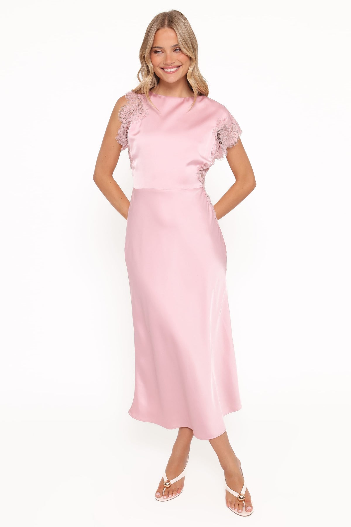 Jenelle Maxi Dress in Pale Pink – view 2 of 7