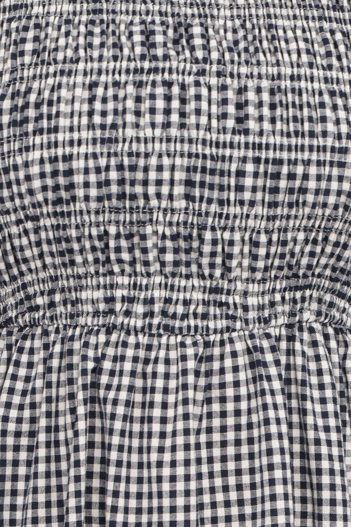 Jessen Long Sleeve Mini Dress in Navy Gingham – view 9 of 10