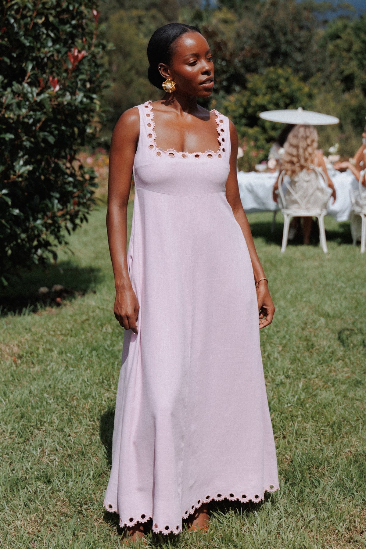 Jetta Midi Dress in Lavender – view 1 of 6