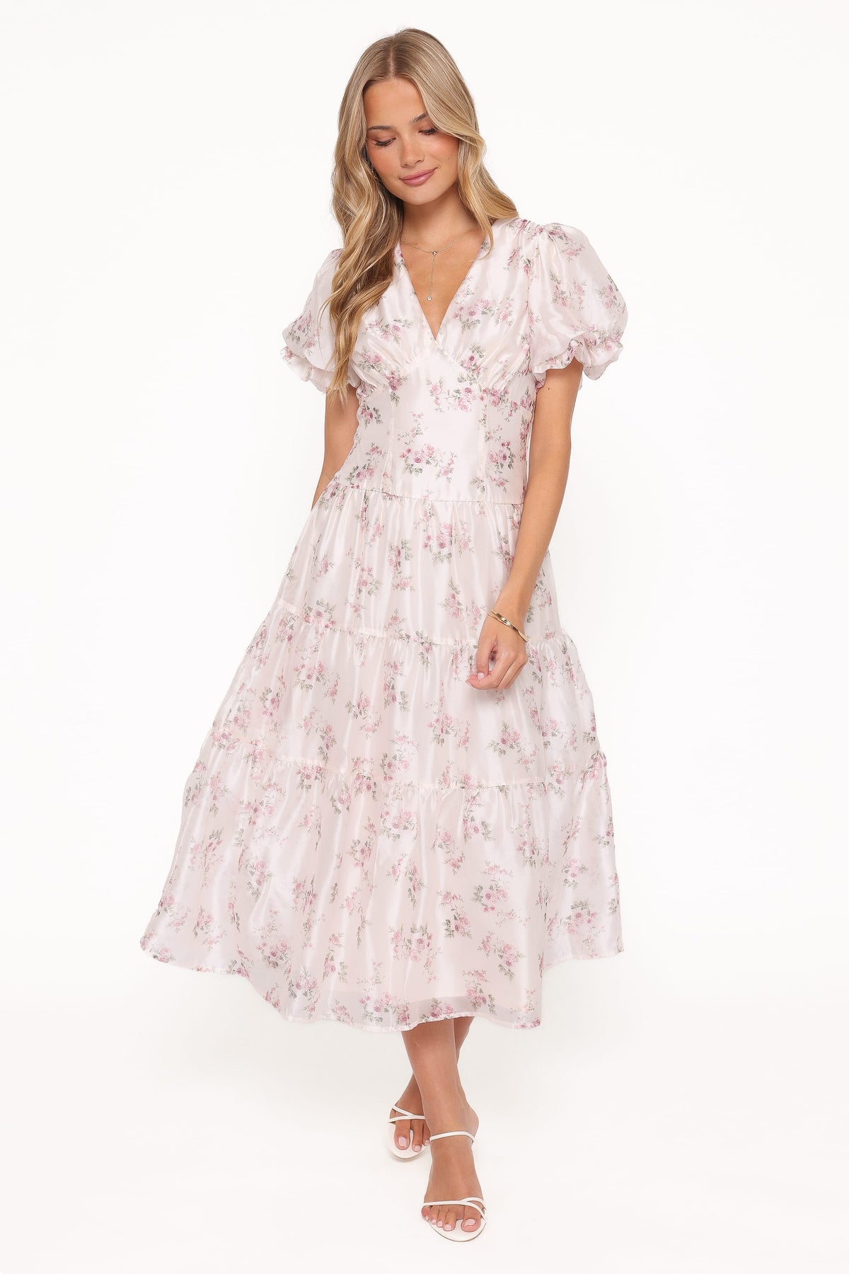Jocelyn Maxi Dress in Ivory/Pink Floral – view 1 of 6