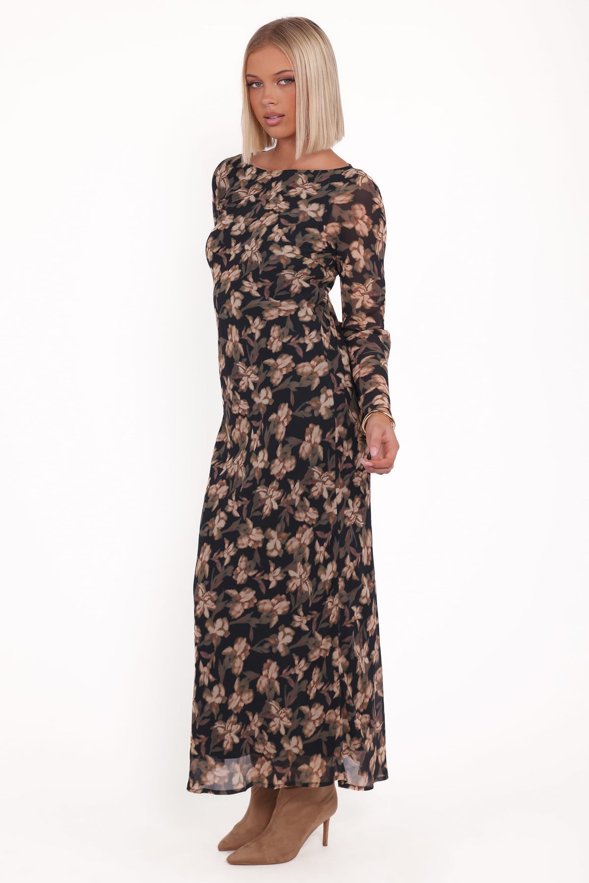 Joran Midi Dress in Fired Bloom – view 3 of 5