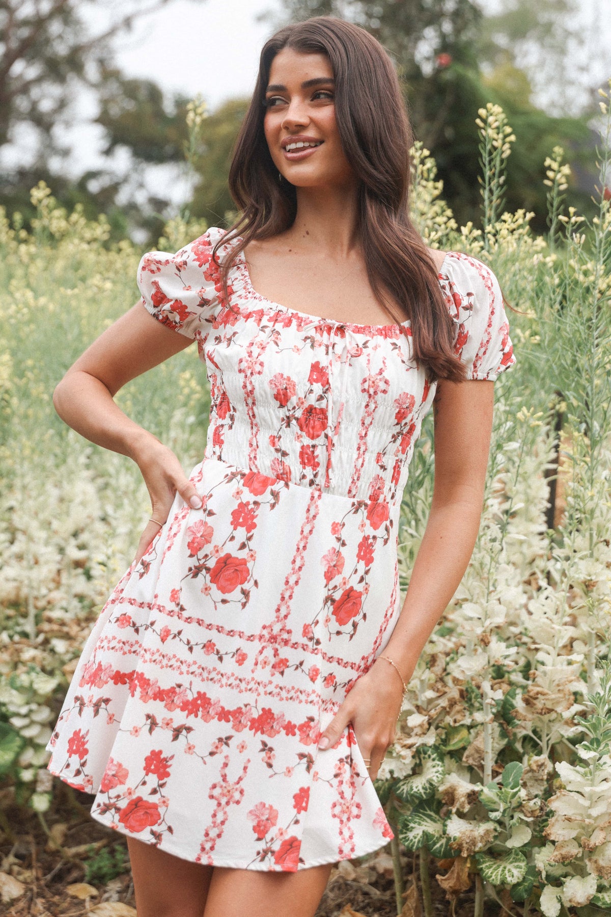 Jorja Mini Dress in Red Rose – view 8 of 8
