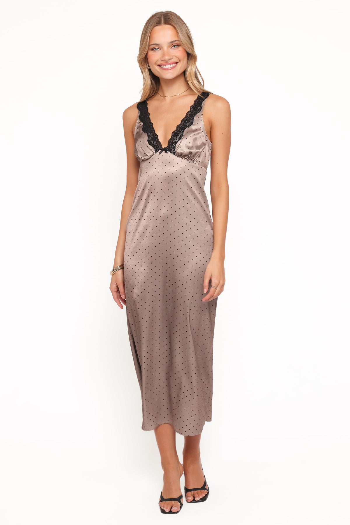 Joselyn Lace Maxi Dress in Polka Dot – view 5 of 6