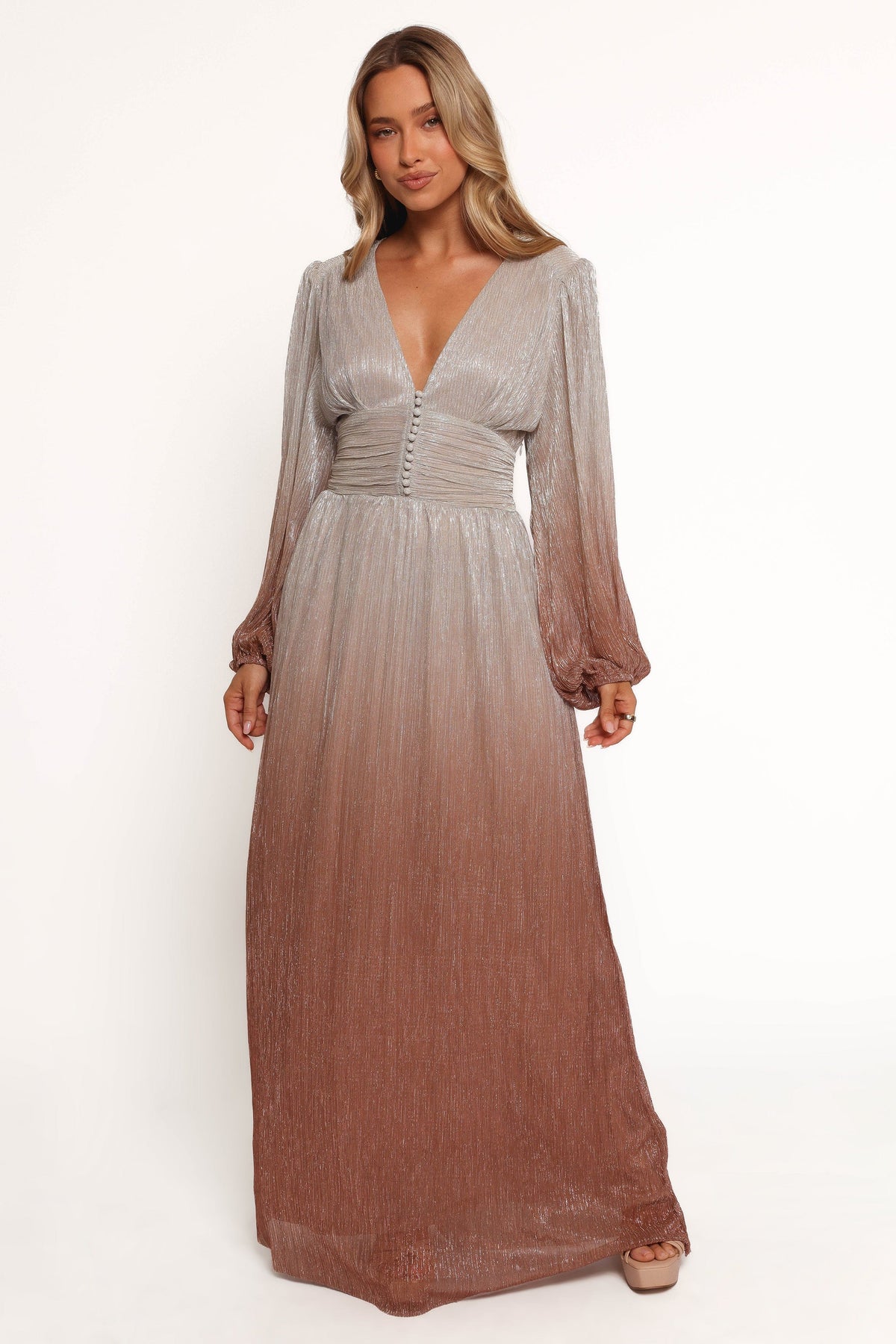 Jovie Maxi Dress in Starlight Bronze – view 2 of 6