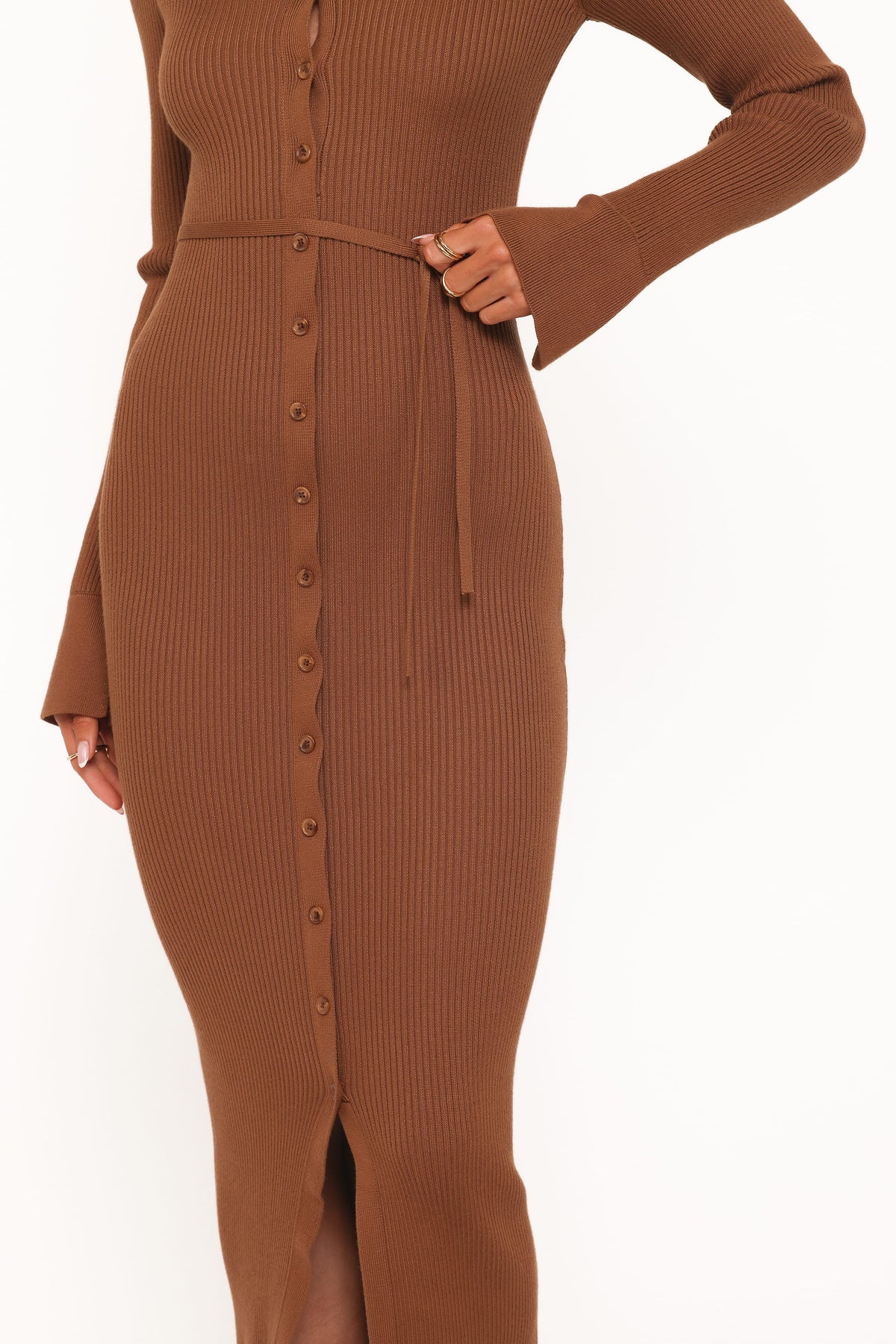Kadi Maxi Dress in Brown – view 6 of 7