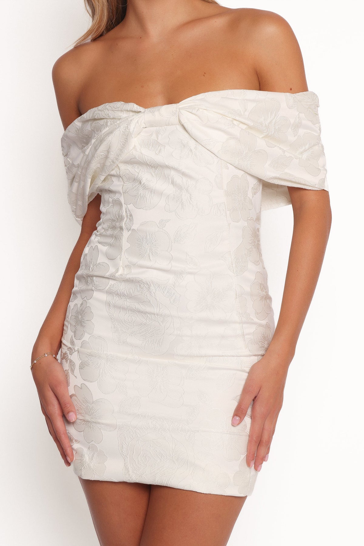 Kaeli Mini Dress in White – view 3 of 8
