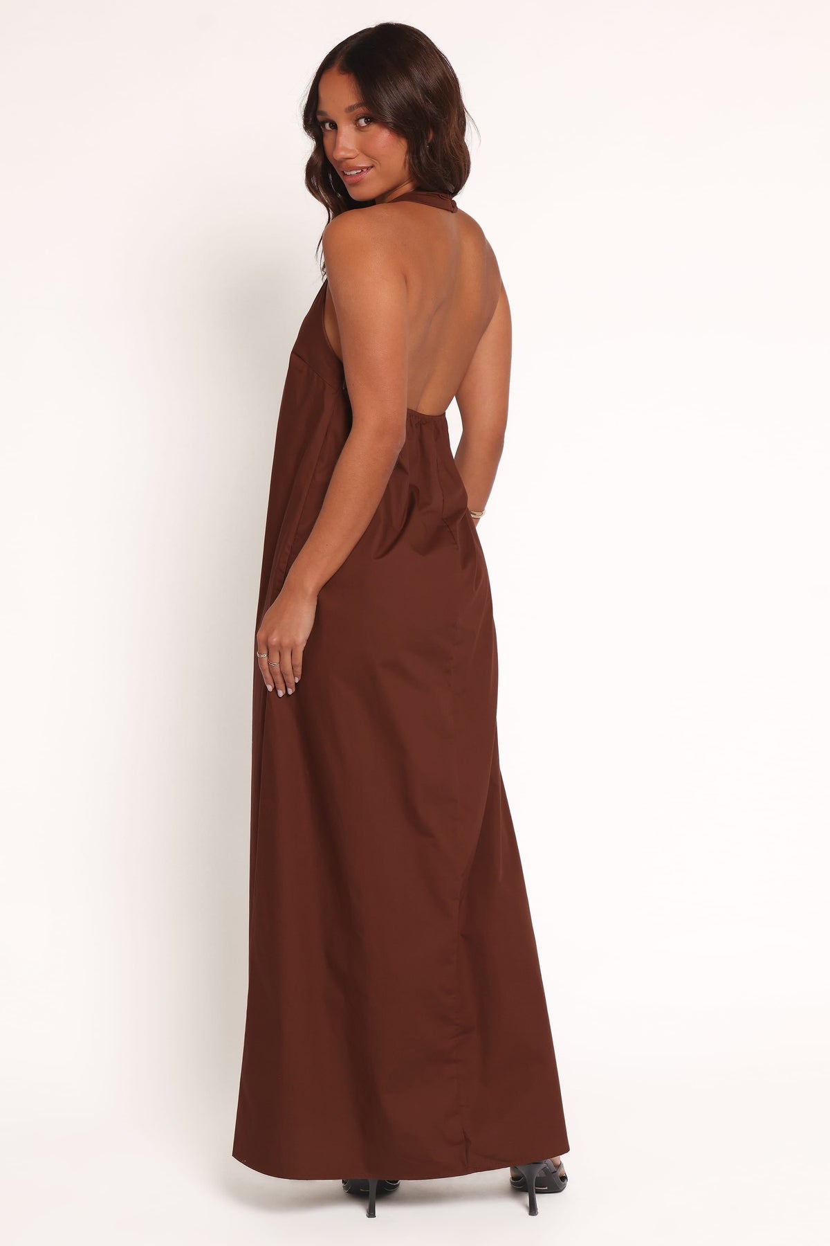 Kaida Maxi Dress in Espresso – view 4 of 5