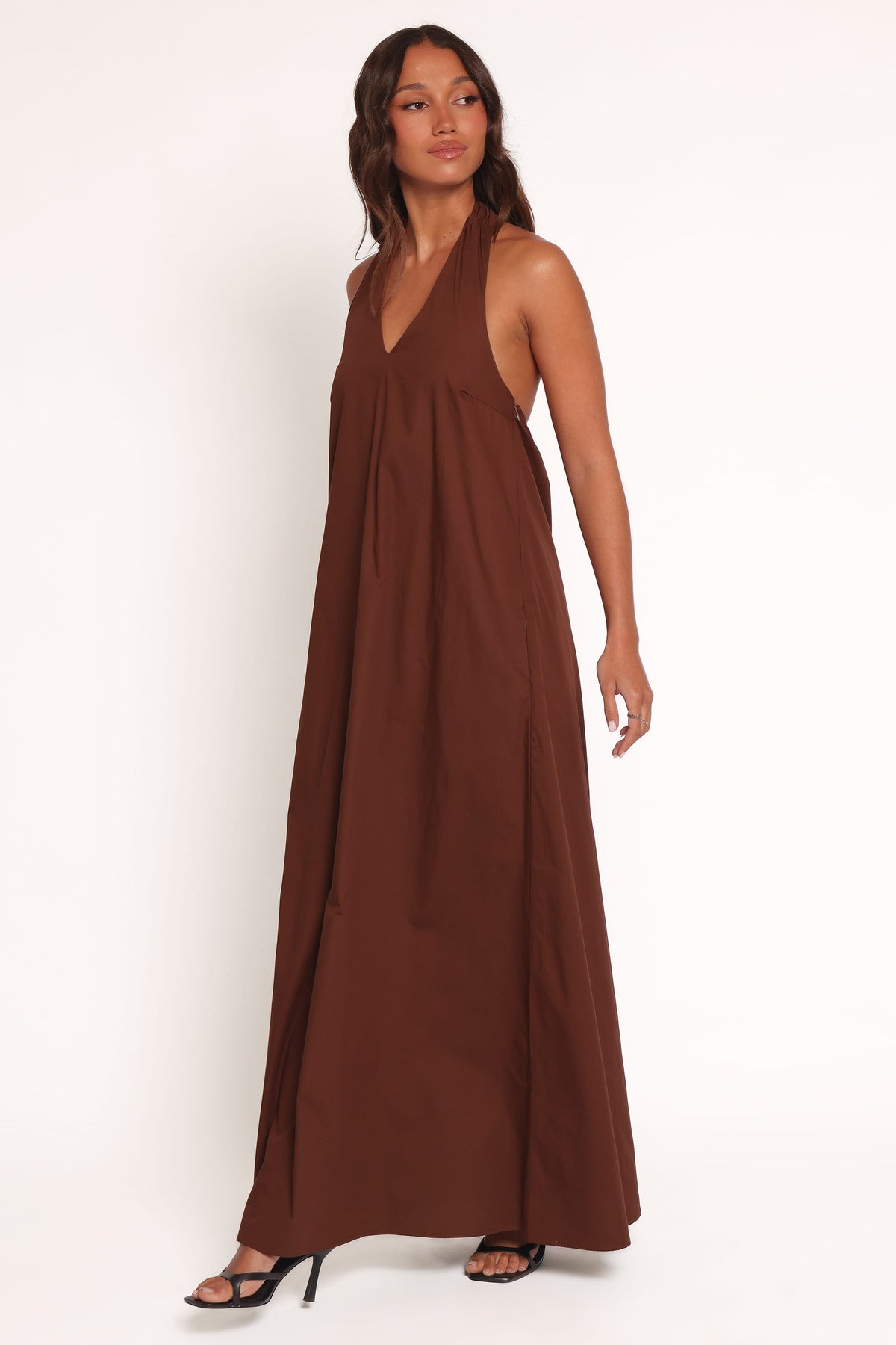Kaida Maxi Dress in Espresso – view 3 of 5
