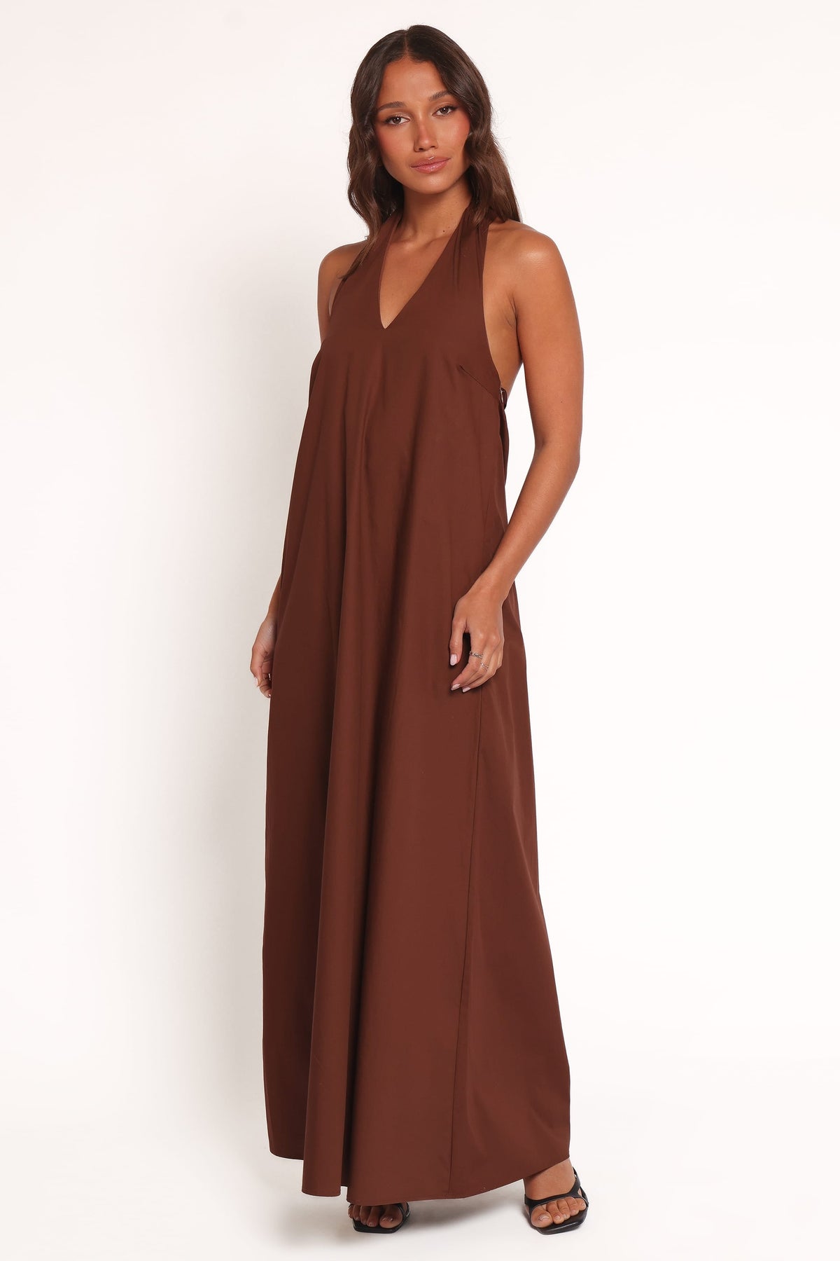 Kaida Maxi Dress in Espresso – view 1 of 5