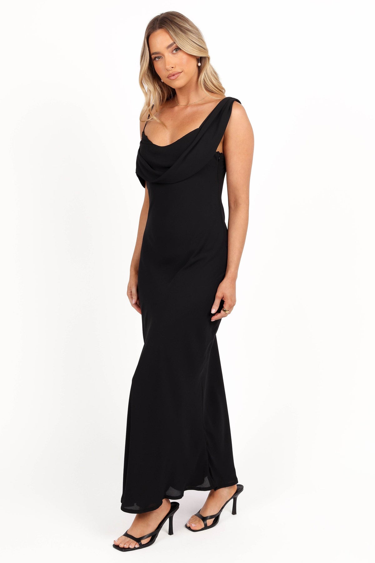 Kamryn Midi Dress in Black – view 5 of 9
