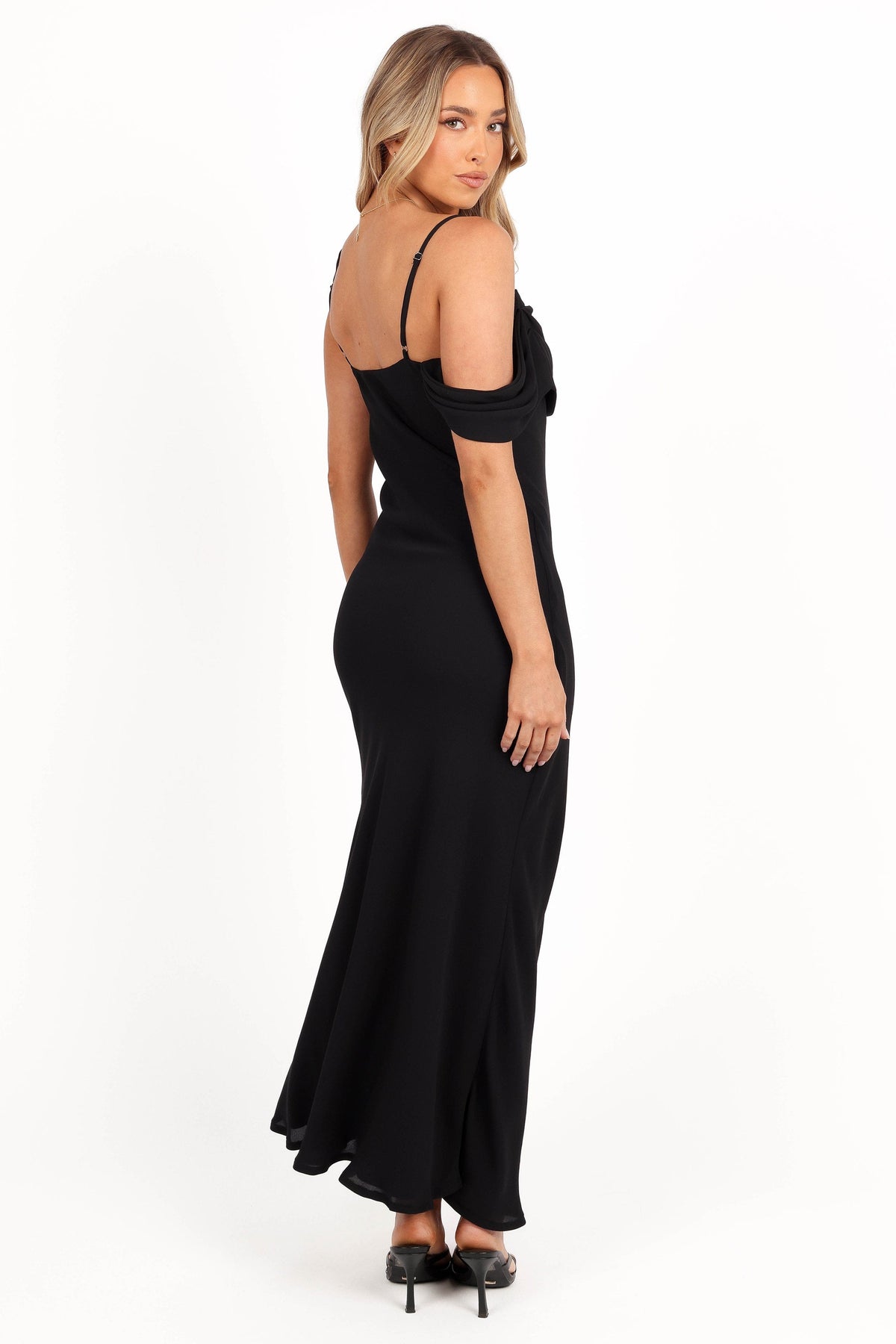 Kamryn Midi Dress in Black – view 6 of 9