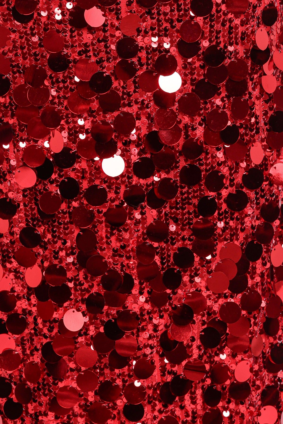 Karlie Strapless Sequin Maxi Dress in Red – view 6 of 7