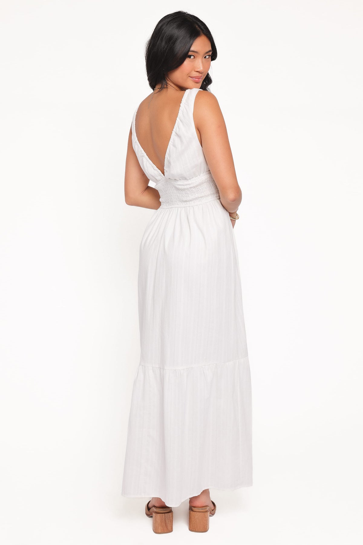 Kayden Maxi Dress in White – view 4 of 5
