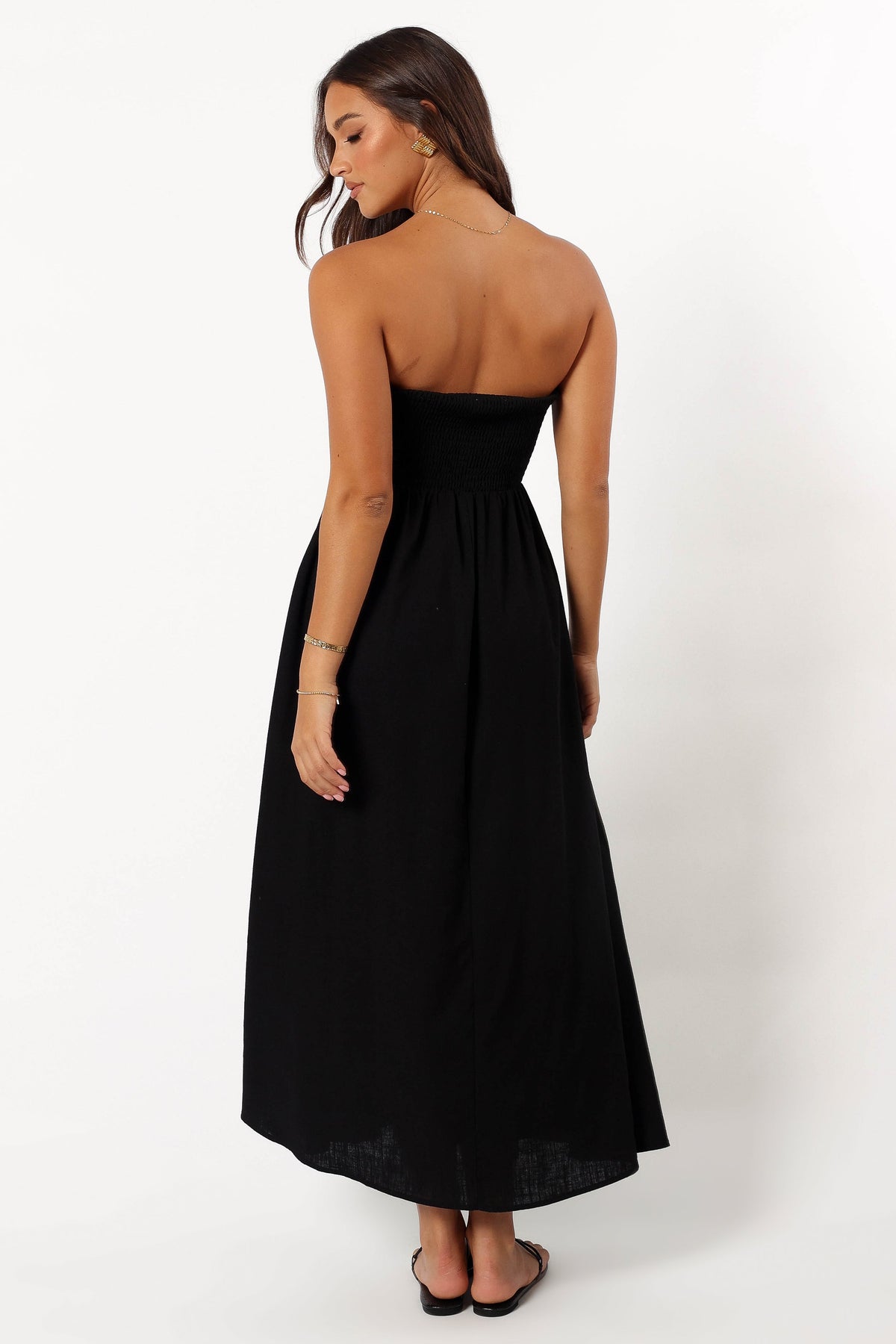 Kayt Strapless Dress in Black – view 4 of 9