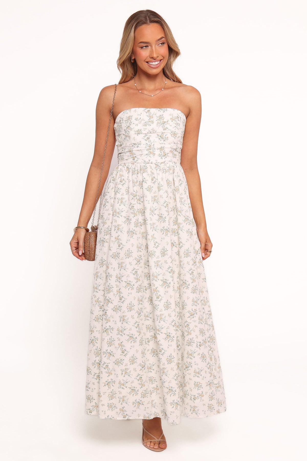 Kayt Strapless Dress in Floral – view 1 of 5