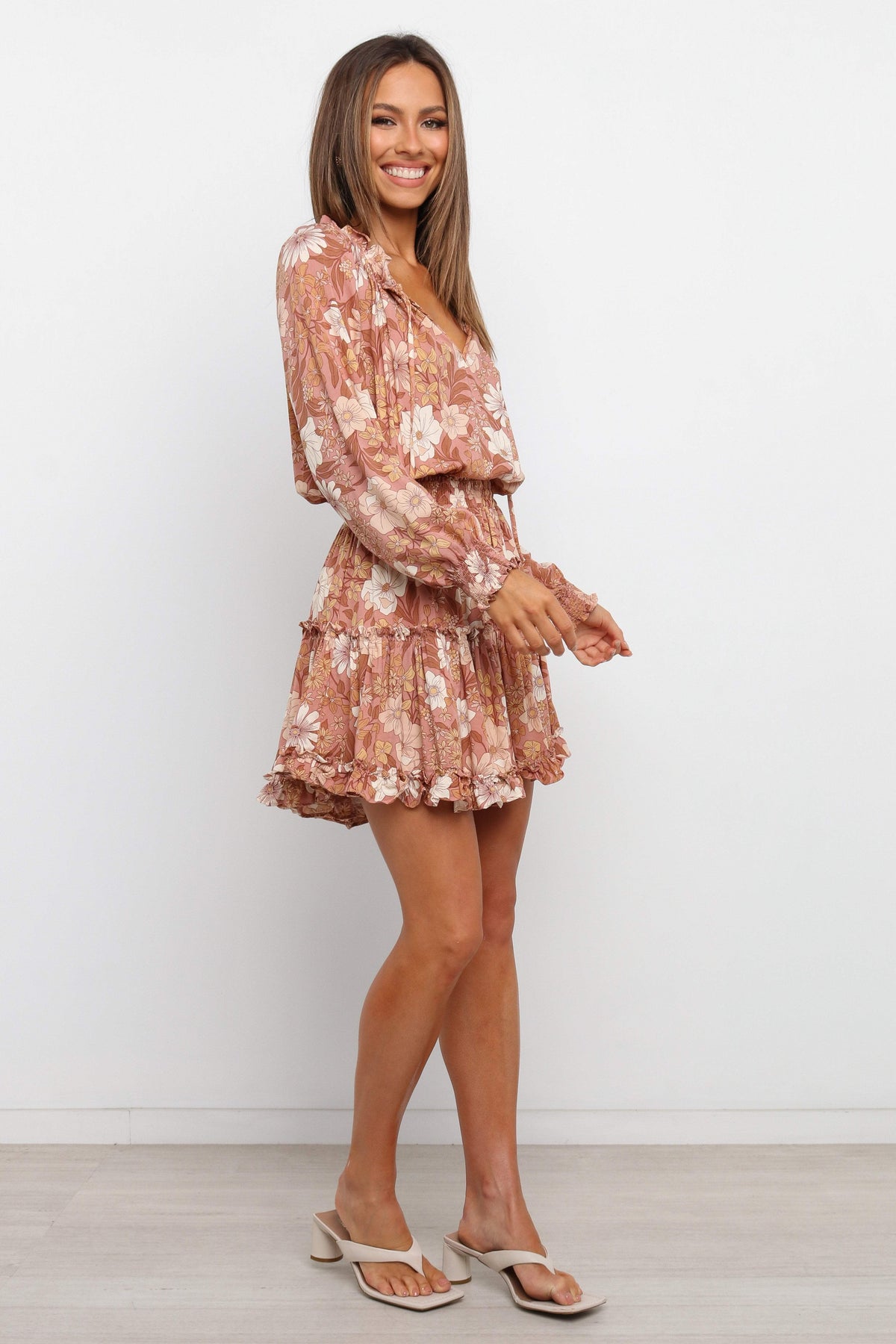 Kealan Dress in Brown – view 6 of 7