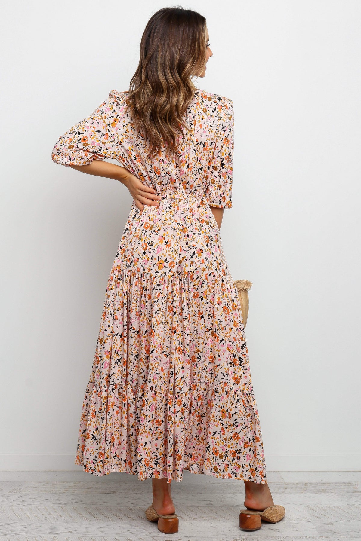 Kelda Dress in Beige – view 5 of 7