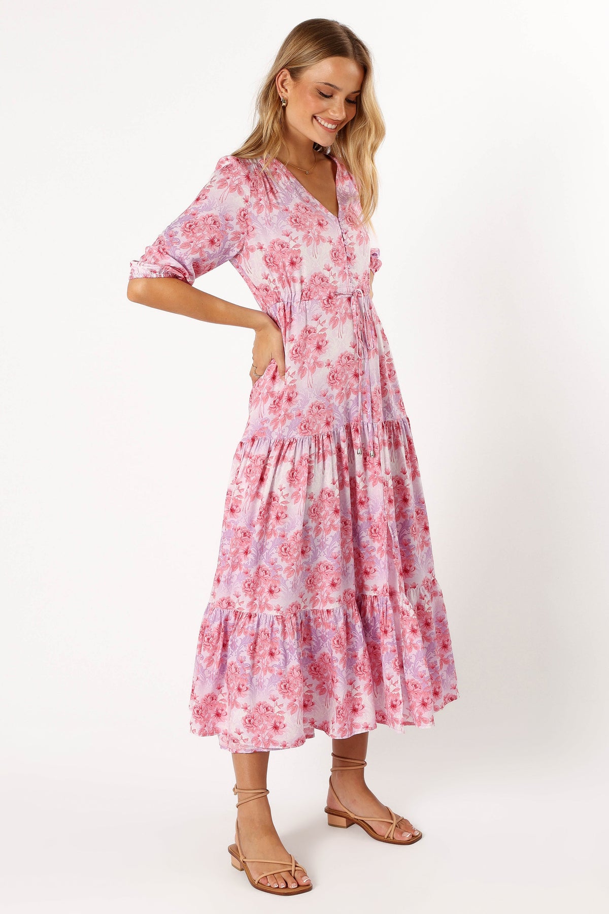 Kelda Dress in Pink/Purple – view 5 of 8