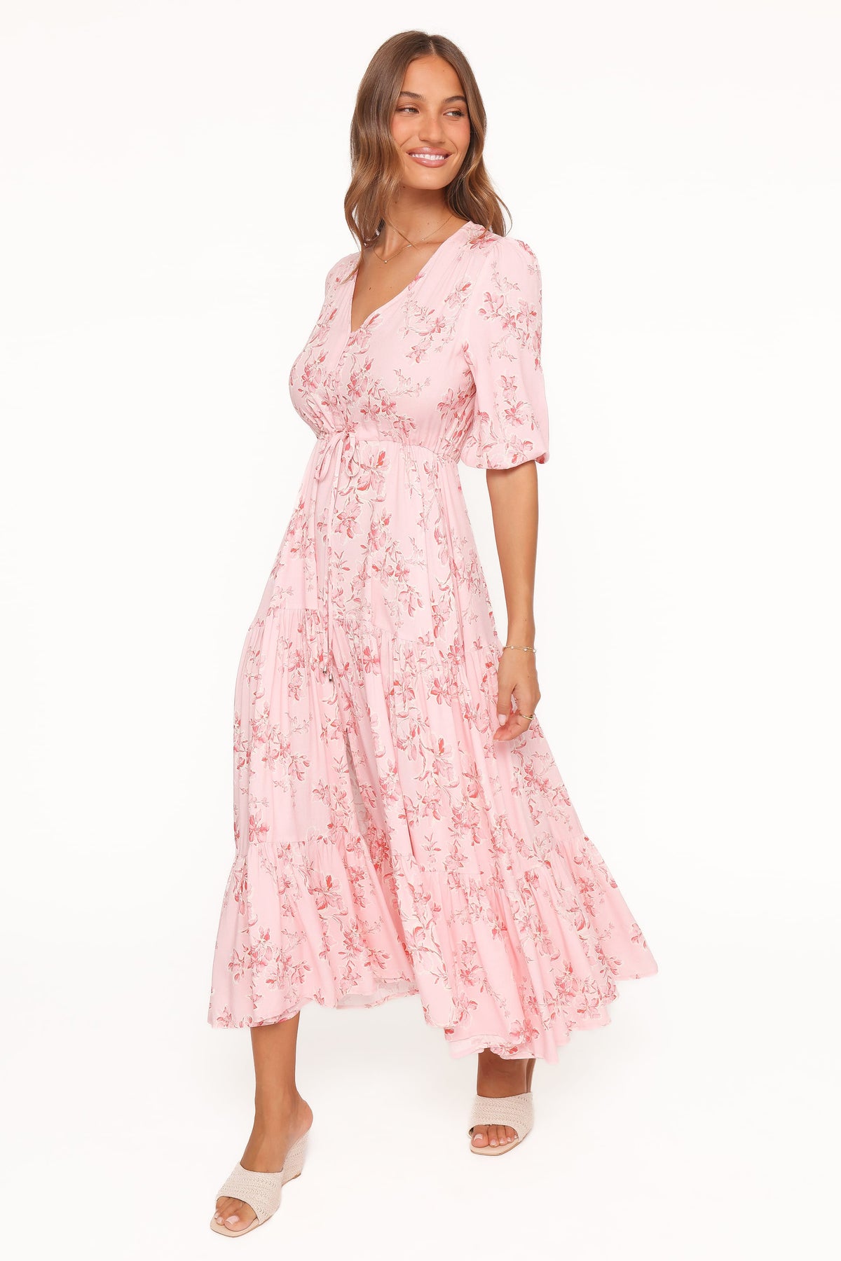 Kelda Dress in Rose Pink Floral – view 4 of 7