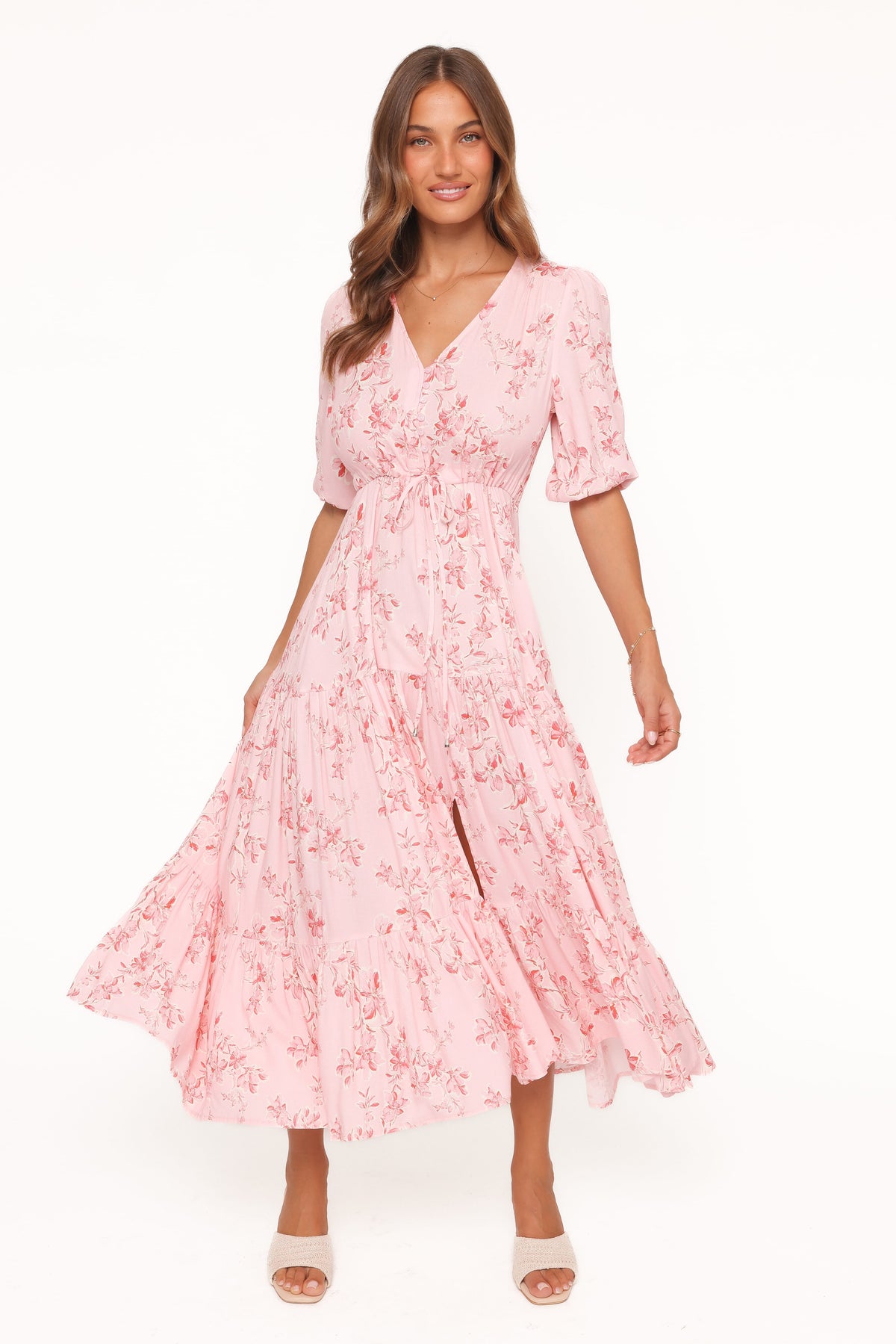 Kelda Dress in Rose Pink Floral – view 2 of 7