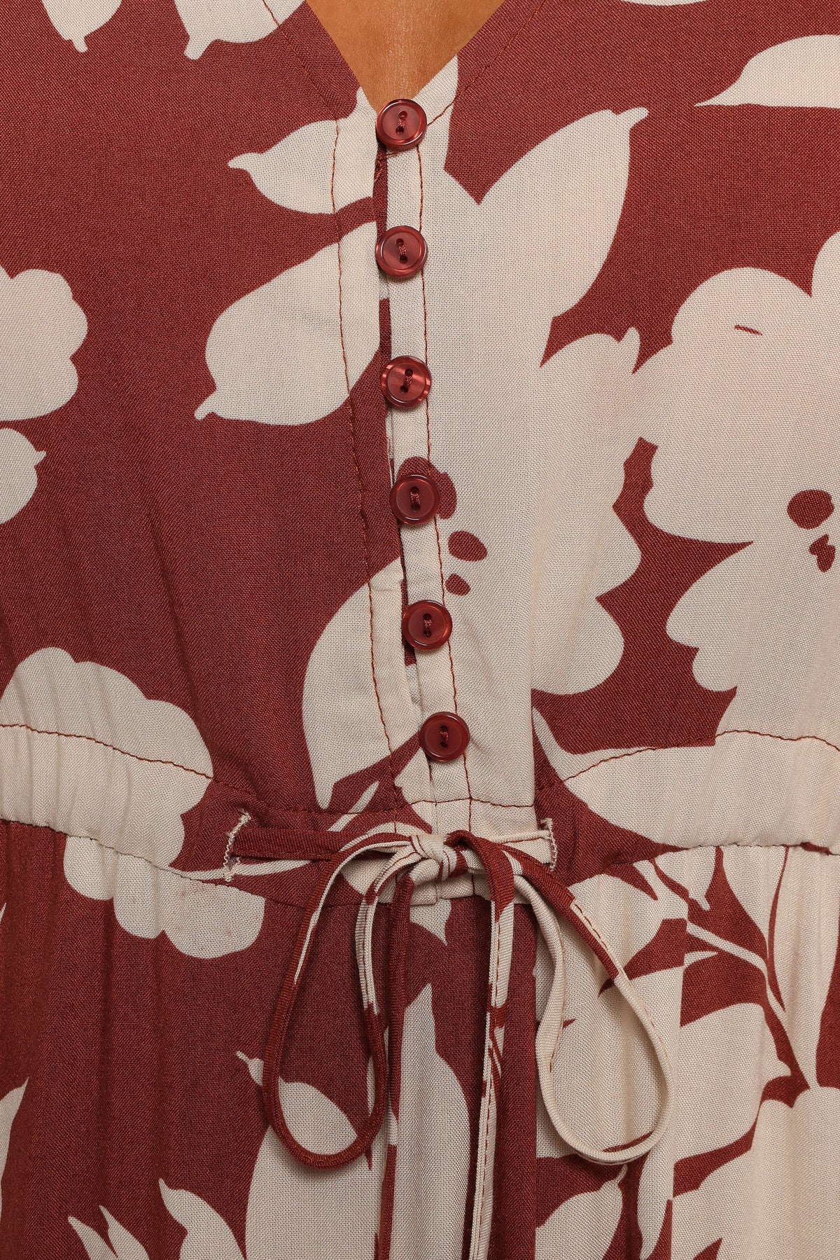 Kelda Dress in Rust Floral – view 6 of 6