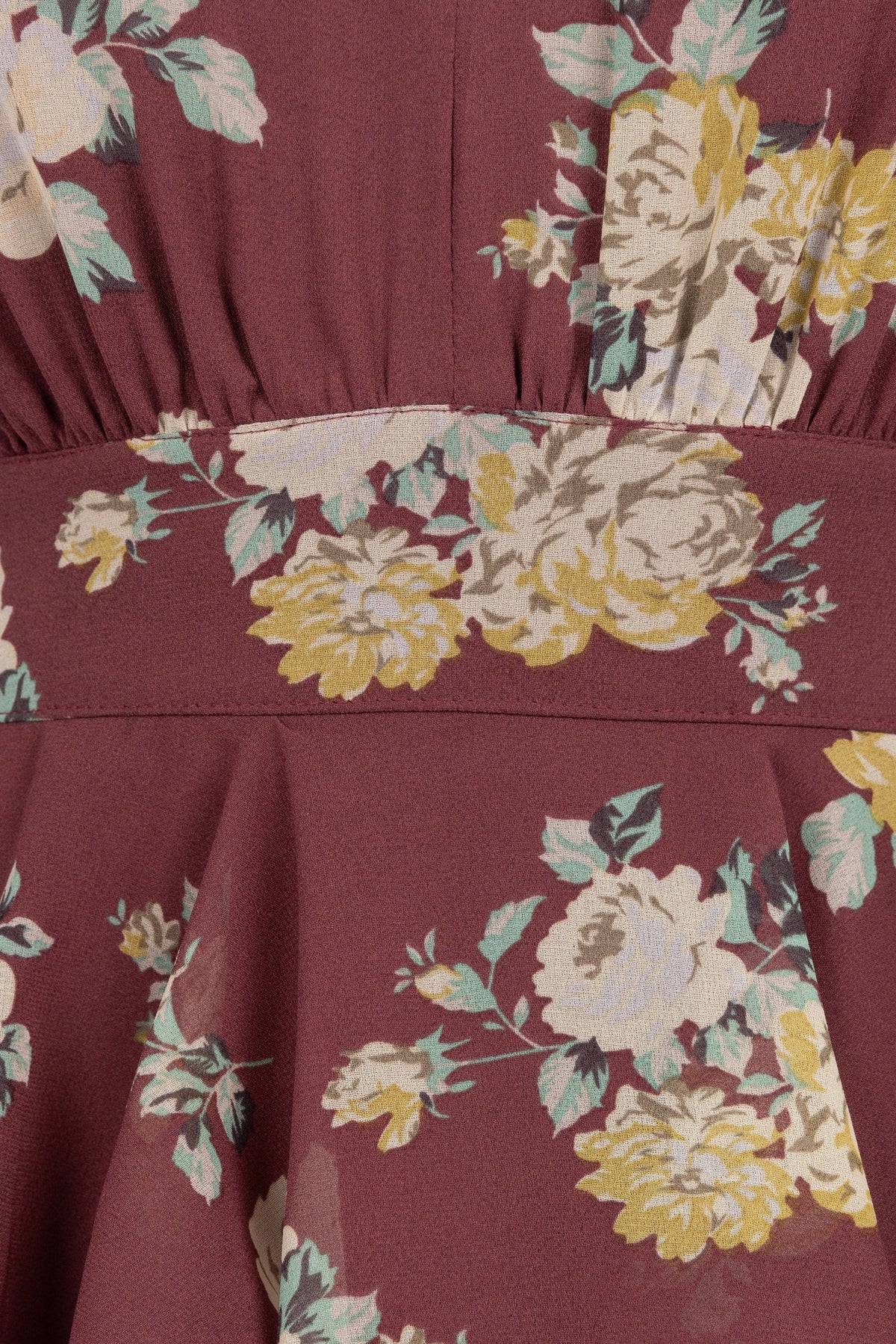 Kendall Maxi Halterneck Dress in Dark Wine – view 7 of 7