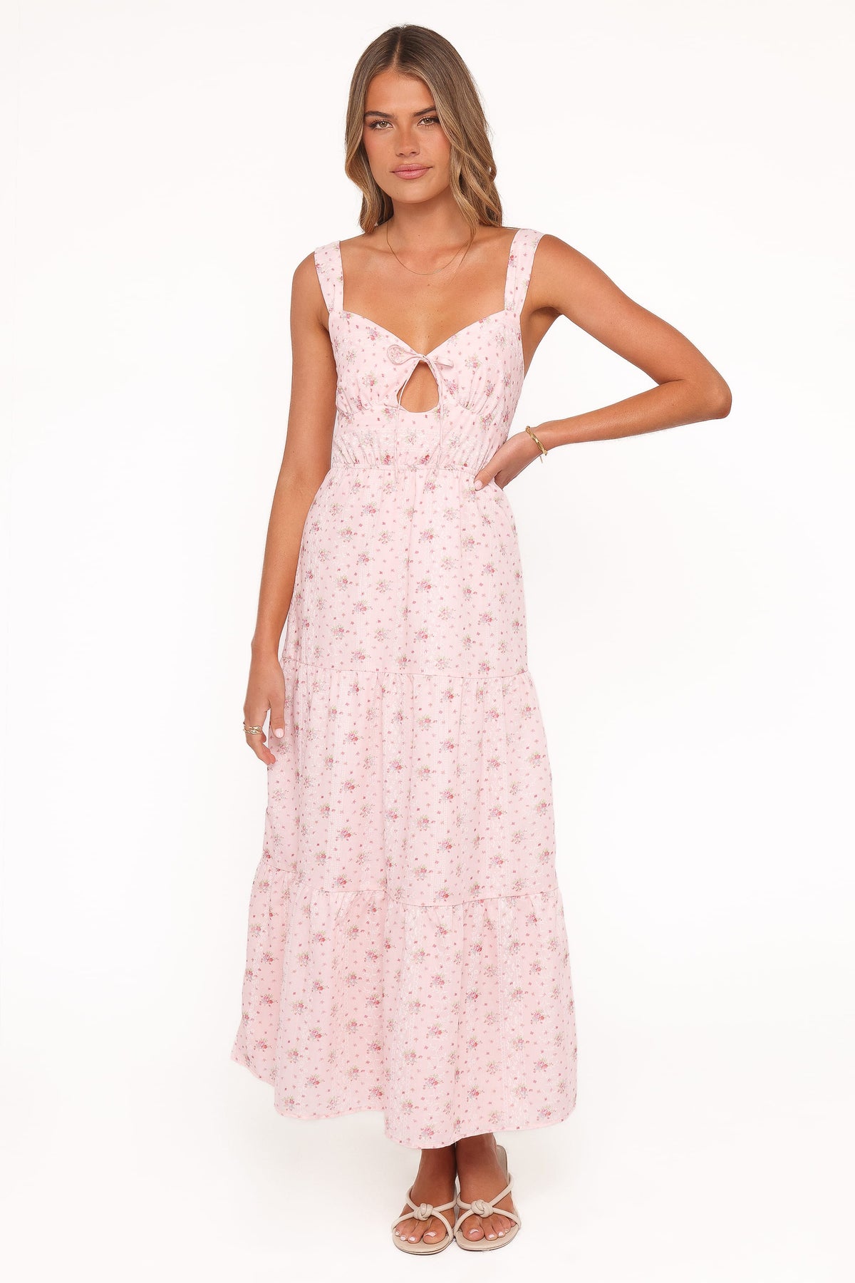 Kendra Maxi Dress in Pink Floral – view 6 of 8