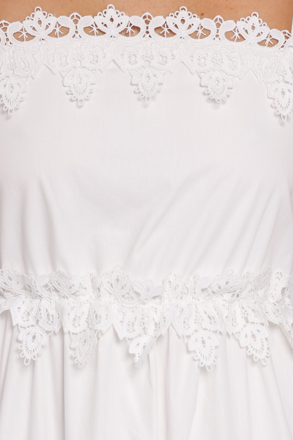 Kiana Midi Dress in White – view 6 of 7