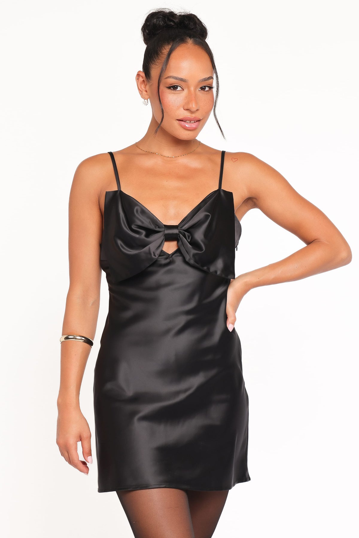 Kiari Mini Dress in Black – view 2 of 7