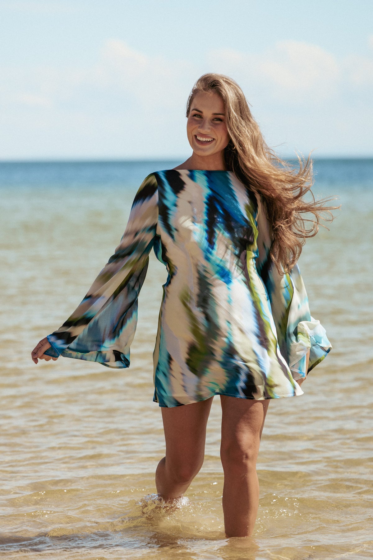 Kimber Mini Dress in Mirage Print – view 9 of 9