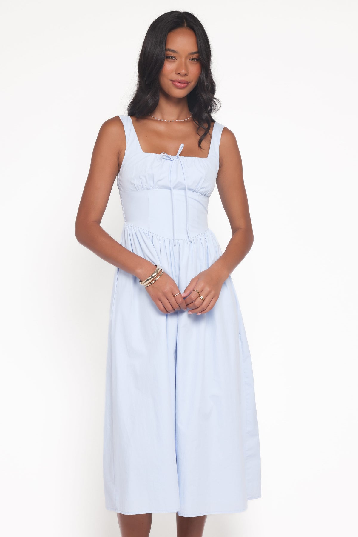 Kinslee Midi Dress in Blue – view 2 of 8