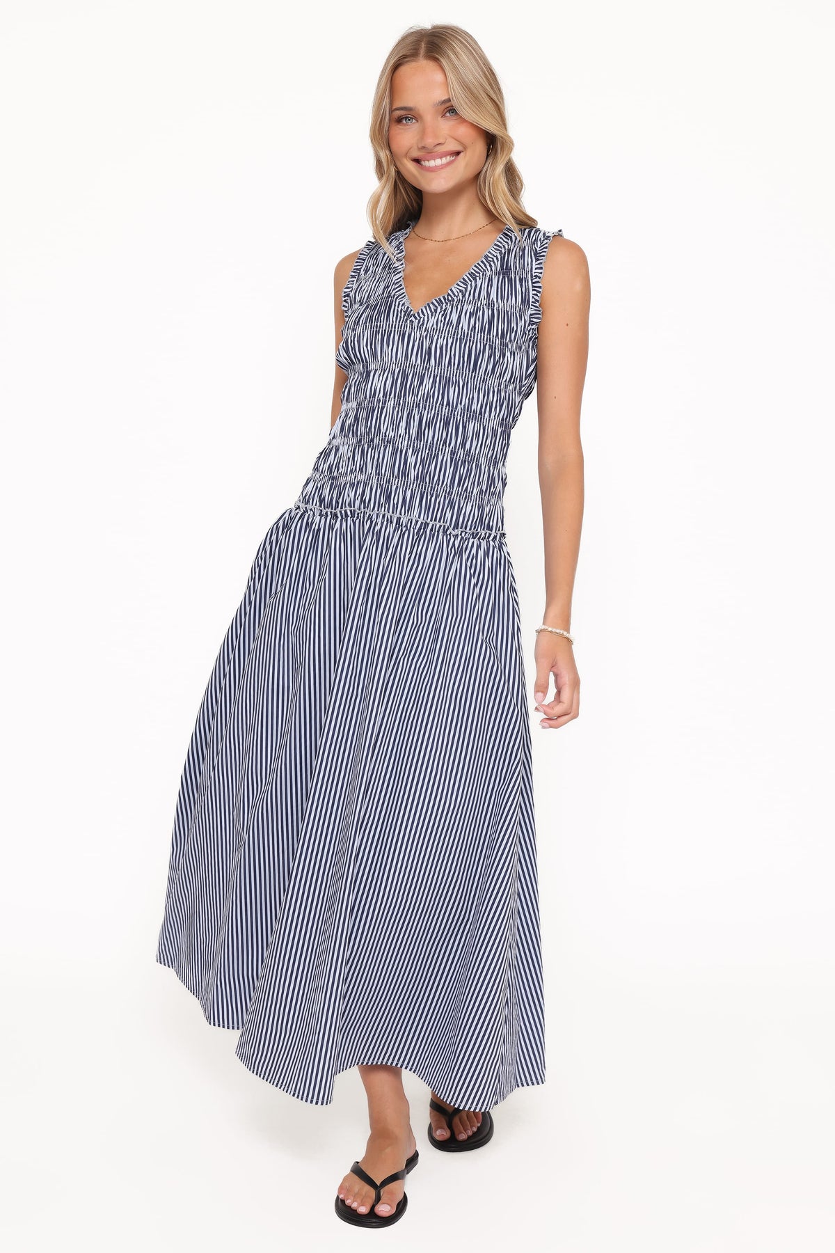Kirrilee Maxi Dress in Blue Stripe – view 3 of 6