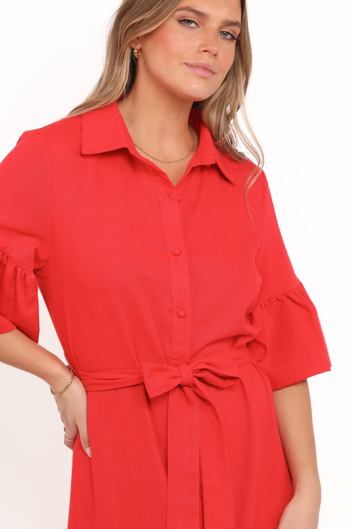 Kirrily Midi Dress in Red – view 2 of 5