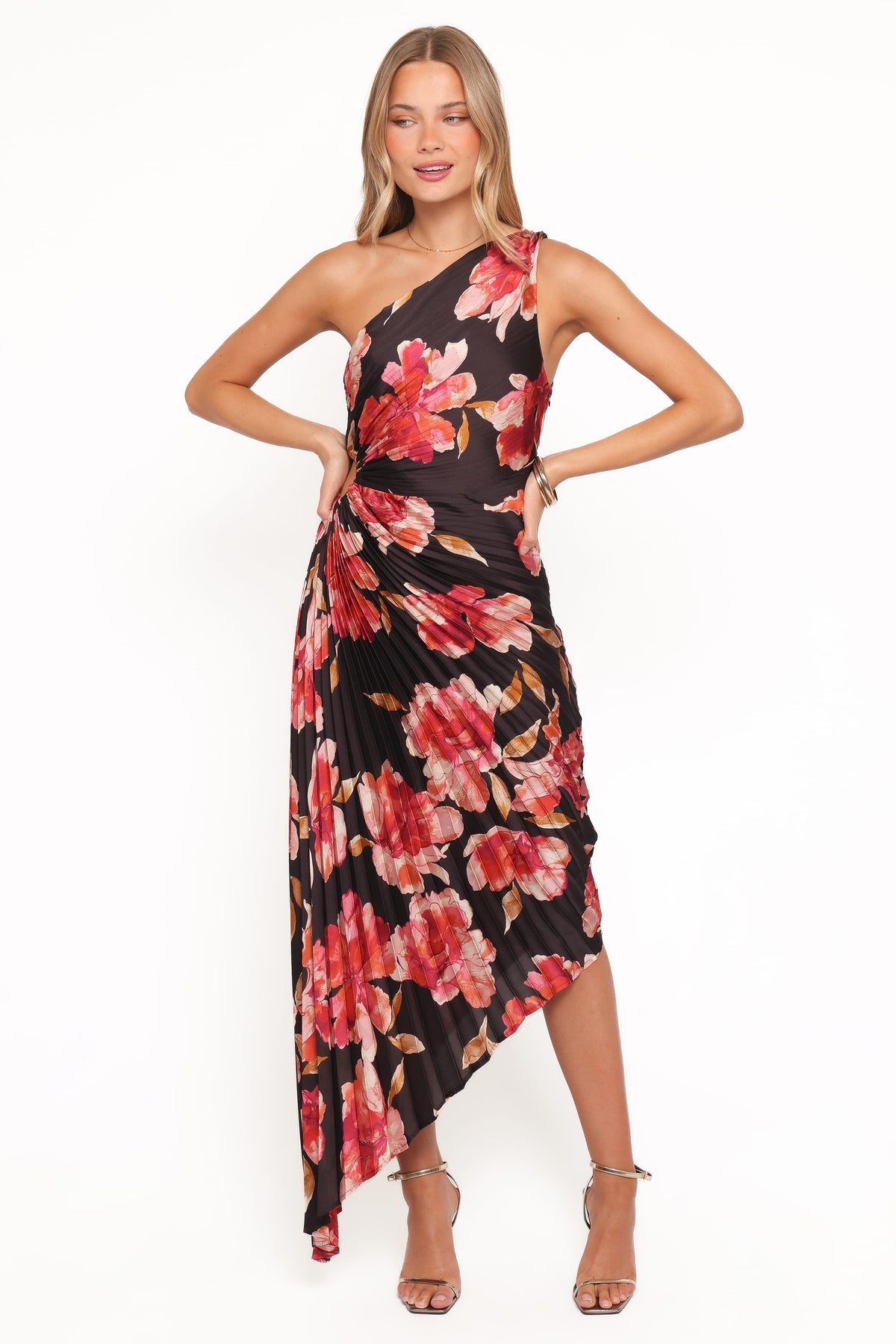 Kleo One Shoulder Maxi Dress in Midnight Orchid – view 1 of 7