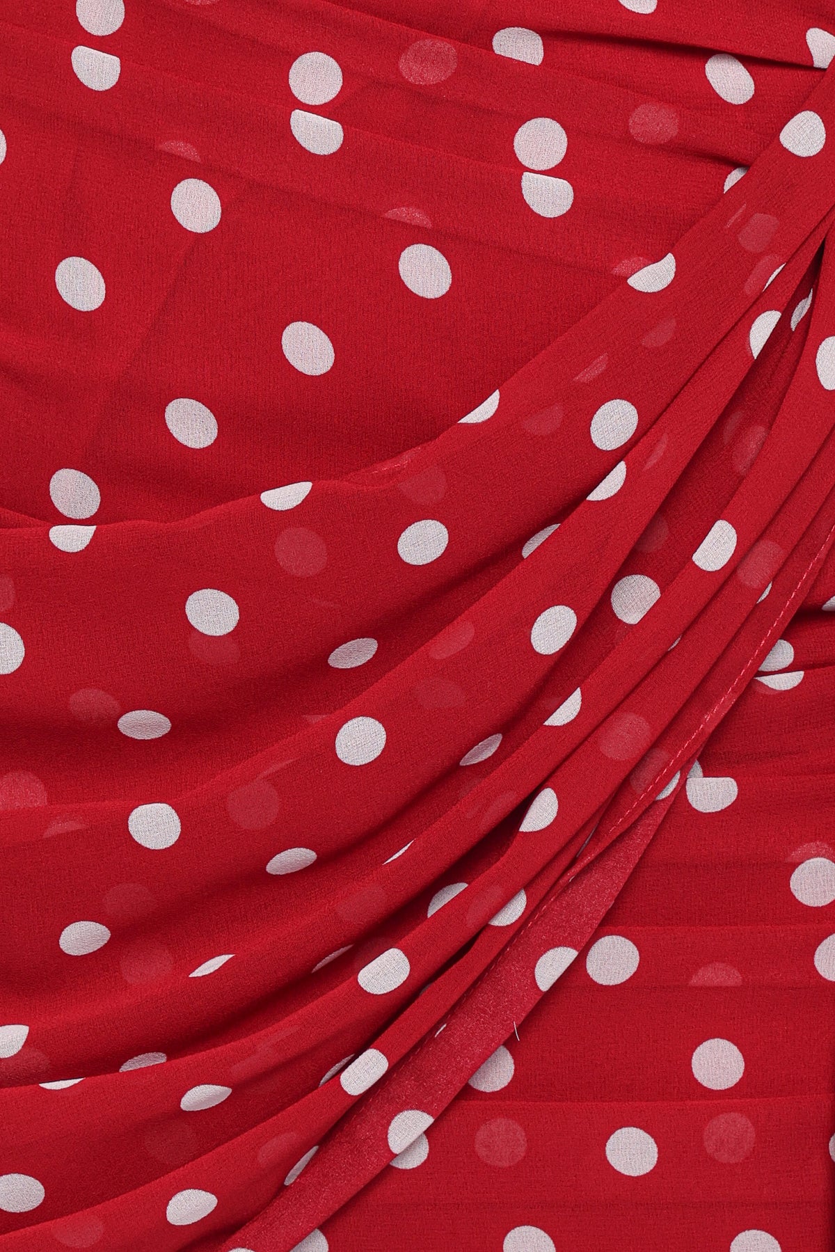 Kristen Strapless Mini Dress in Red Polka Dot – view 6 of 6