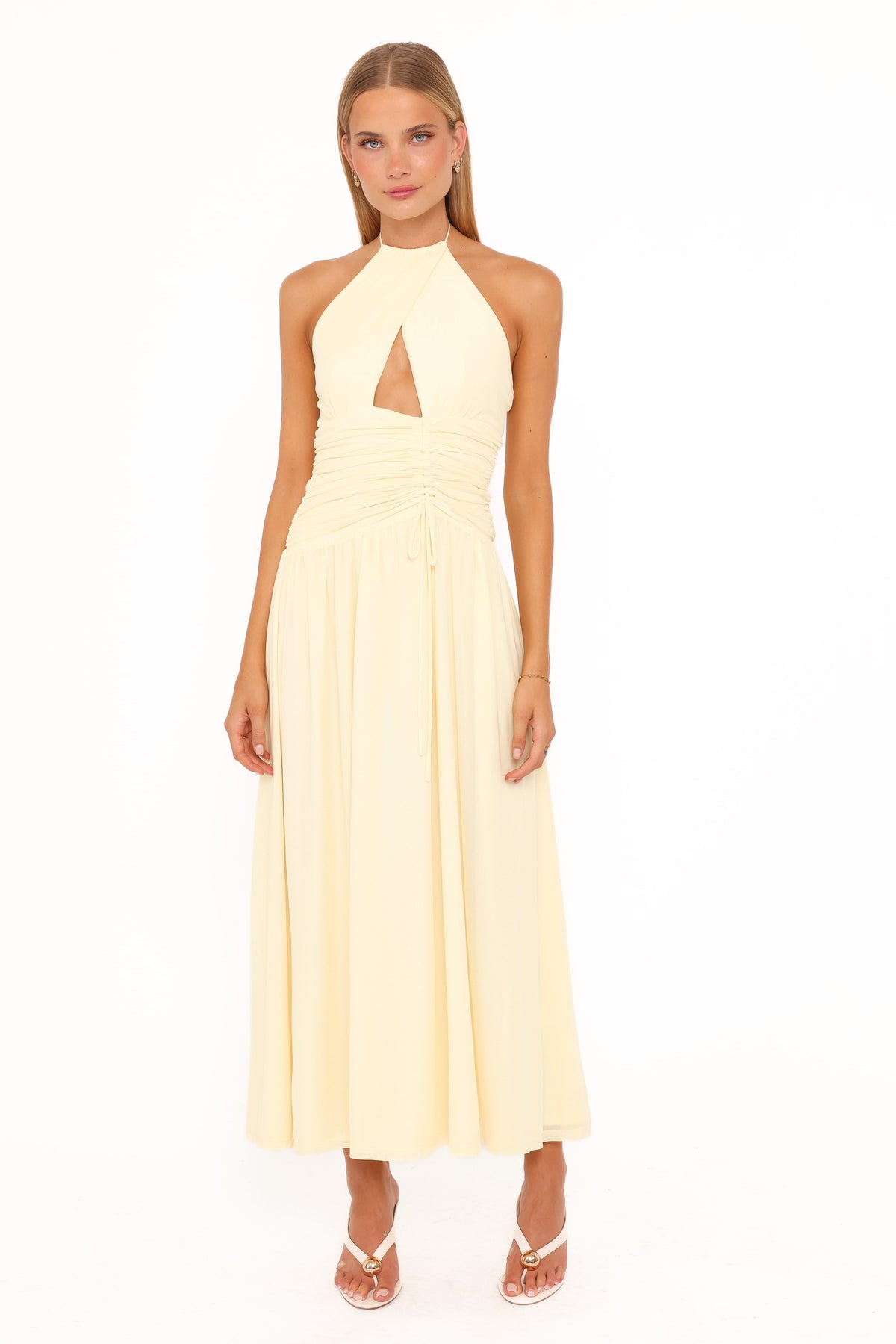Kylee Maxi Dress in Butter Yellow – view 1 of 6