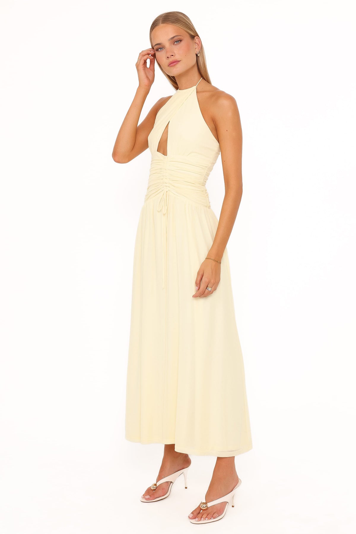 Kylee Maxi Dress in Butter Yellow – view 3 of 6