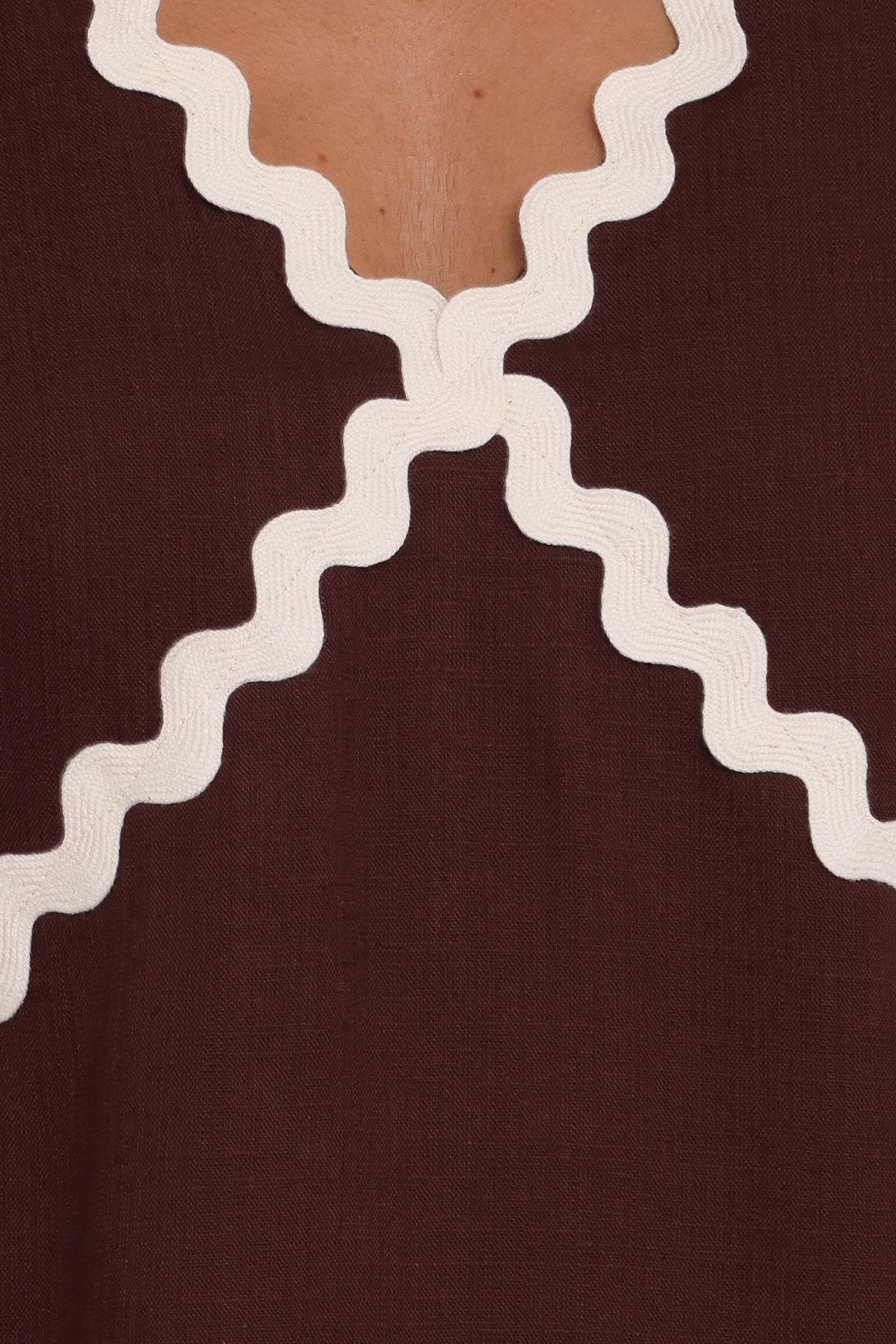 Lark Mini Dress in Brown – view 6 of 6