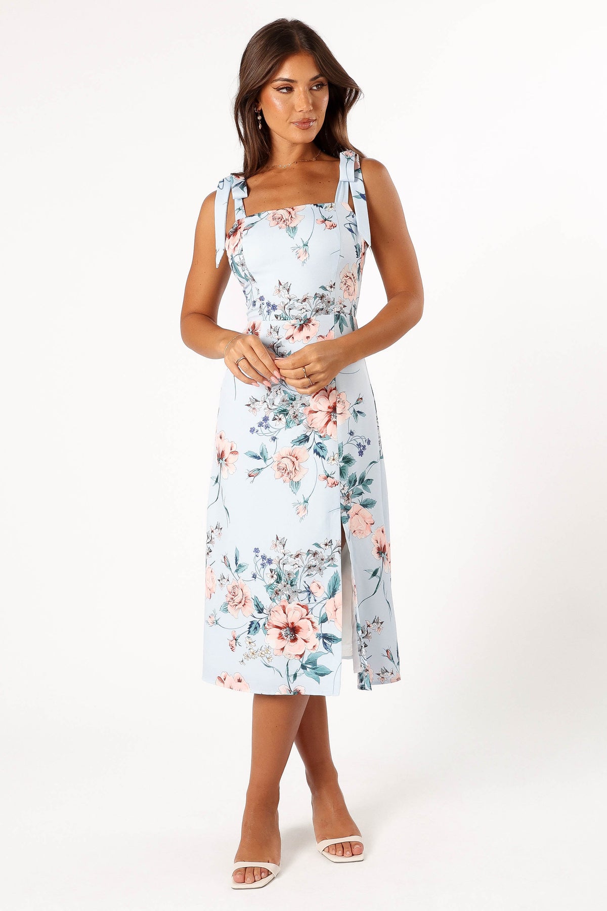 Laurel Dress in Blue Floral – view 6 of 11