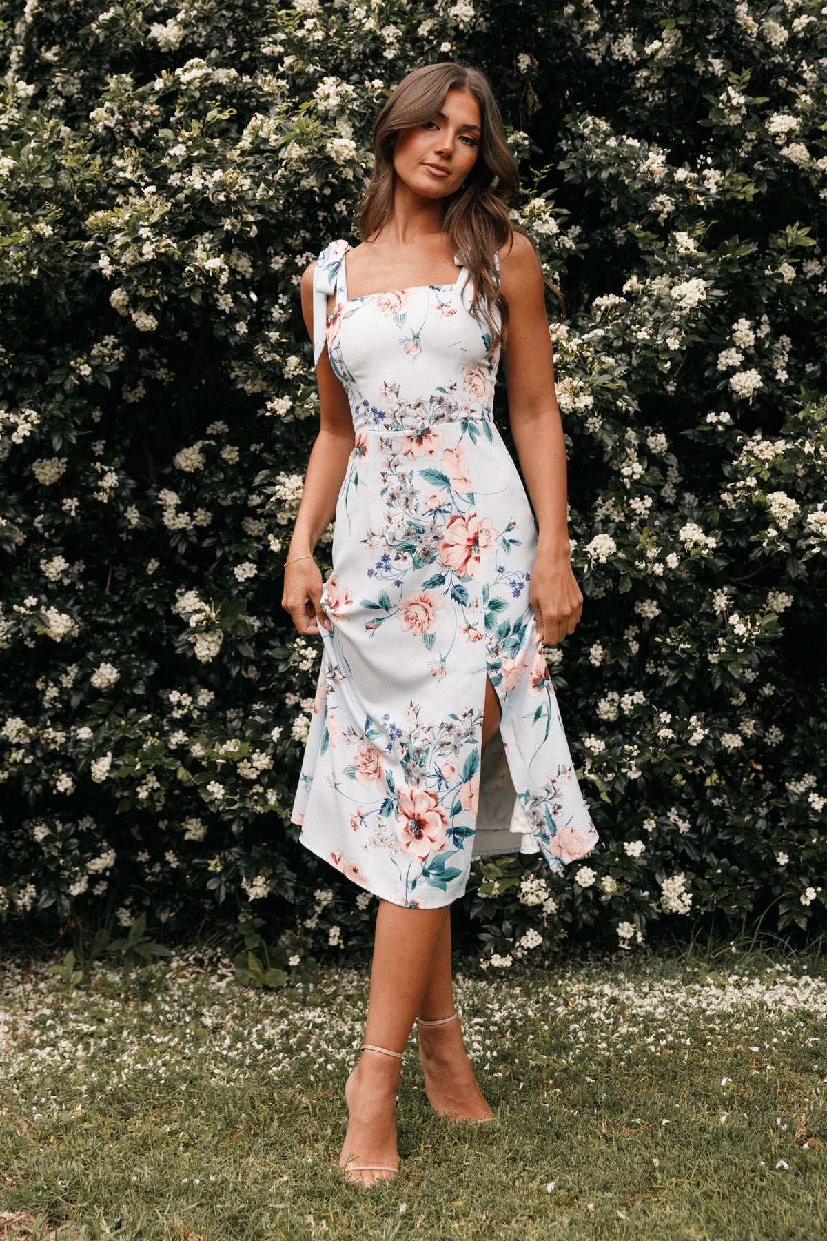 Laurel Dress in Blue Floral – view 3 of 11