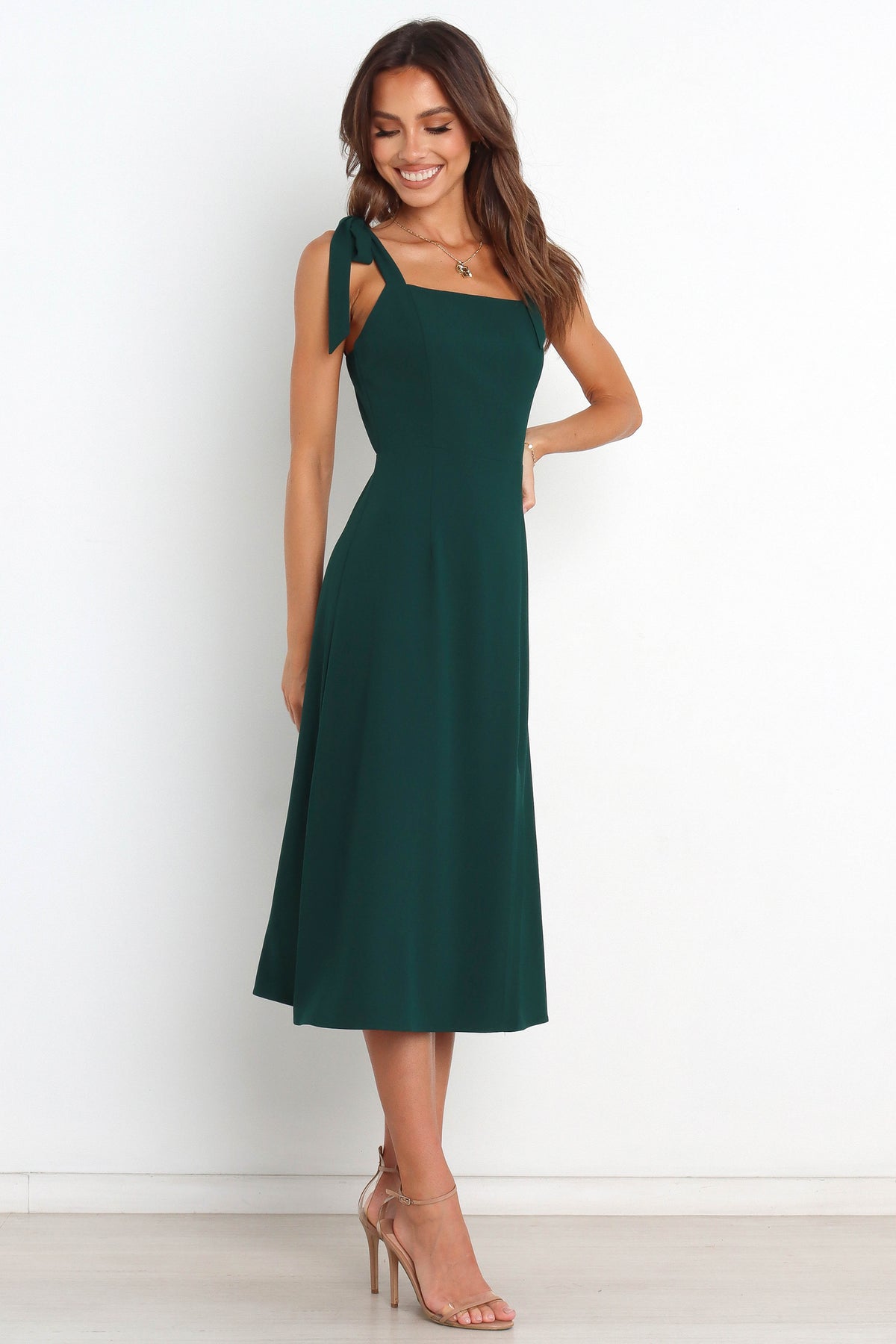 Laurel Dress in Emerald – view 5 of 8
