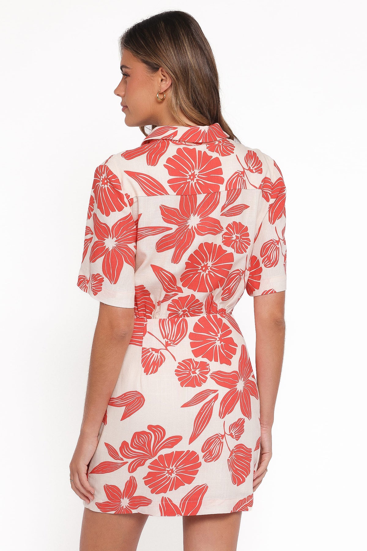 Leyton Mini Dress in Red Floral – view 5 of 8
