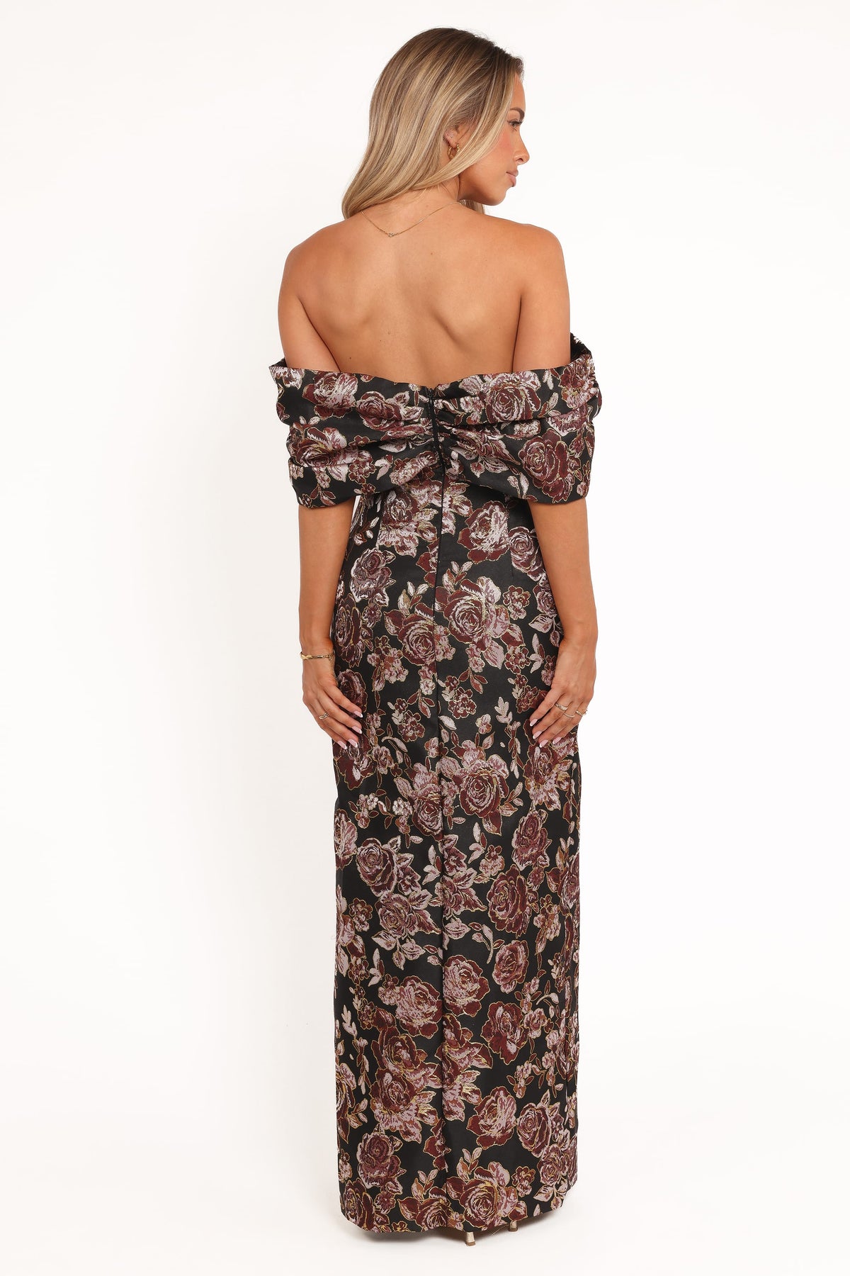 Lilia Maxi Dress in Black Floral – view 5 of 7